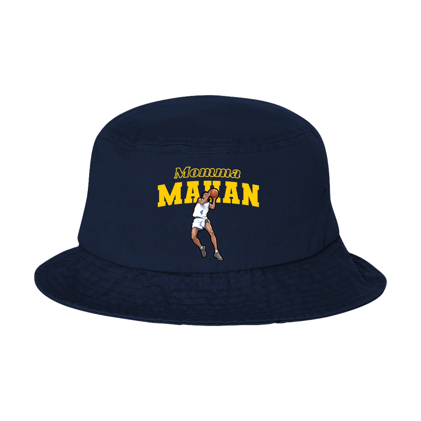 Bucket Cap — Mothers Day Block in Navy
