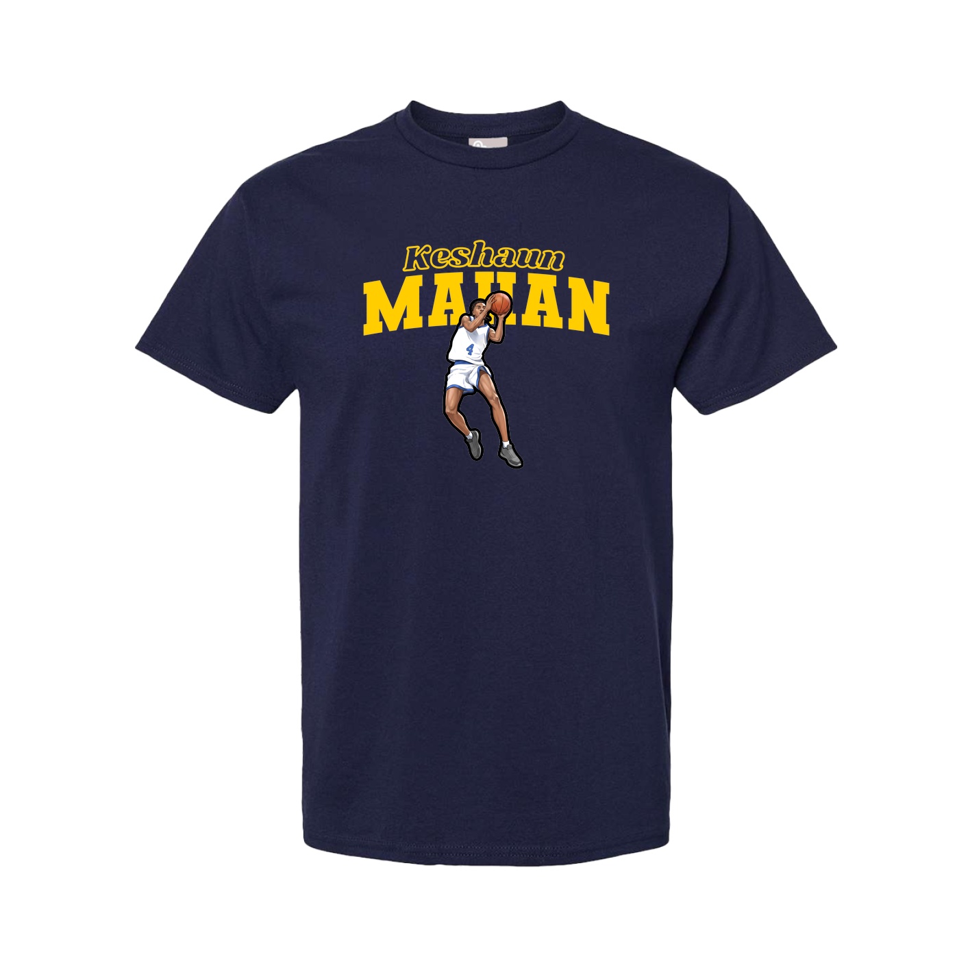 Tee — Name Arch in Navy