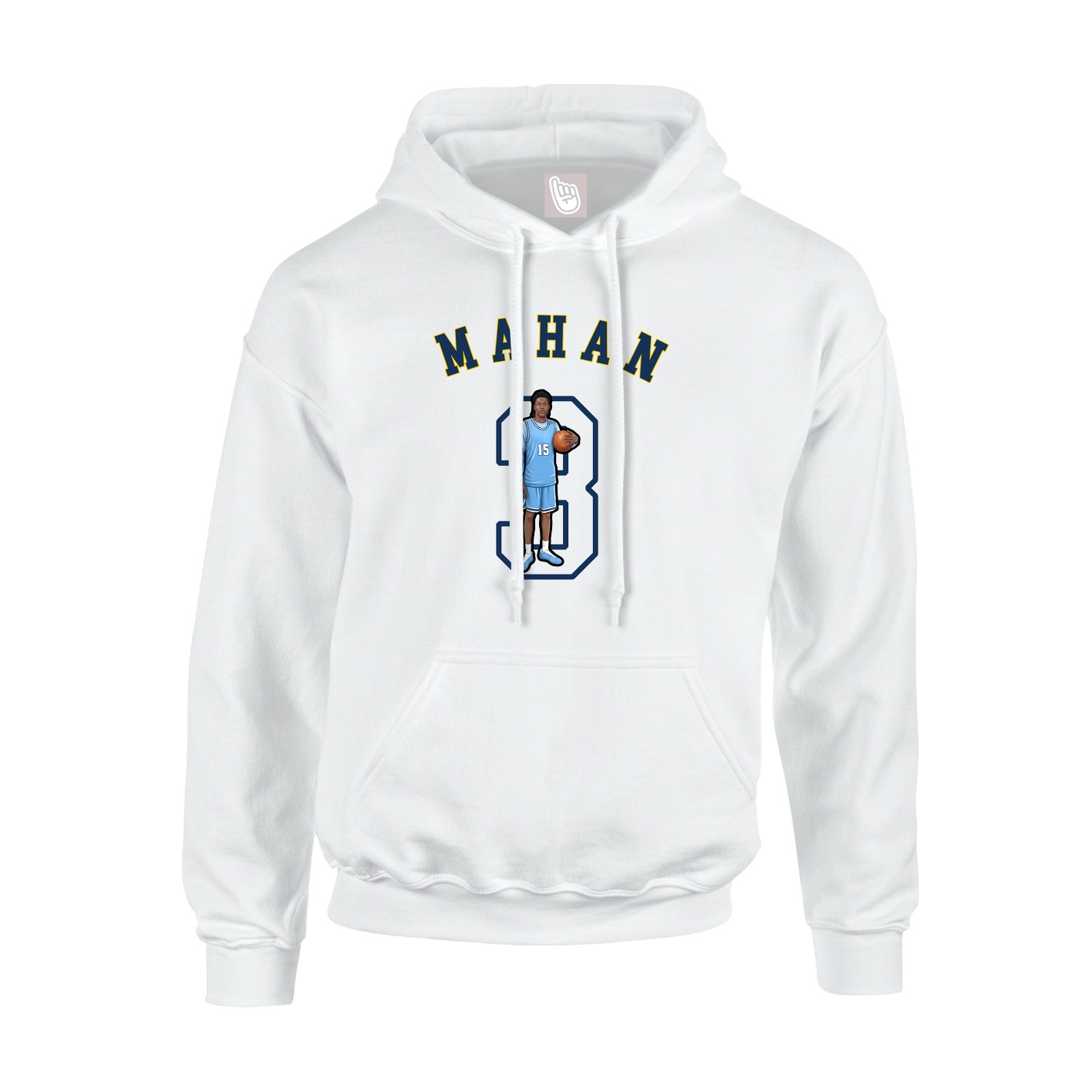 Youth Hoodie — Shirsey Arch in White