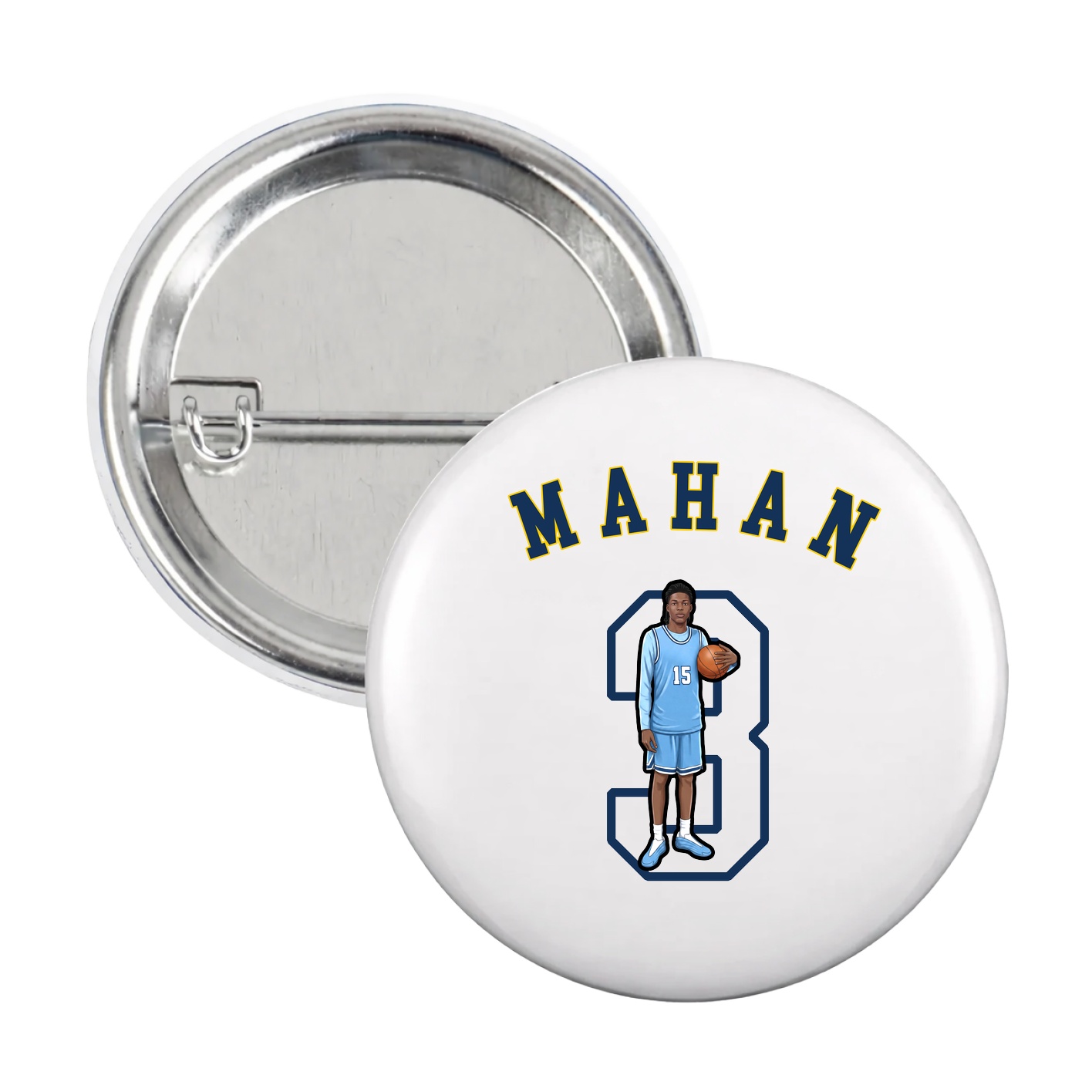 Game Day Button — Shirsey Arch in White