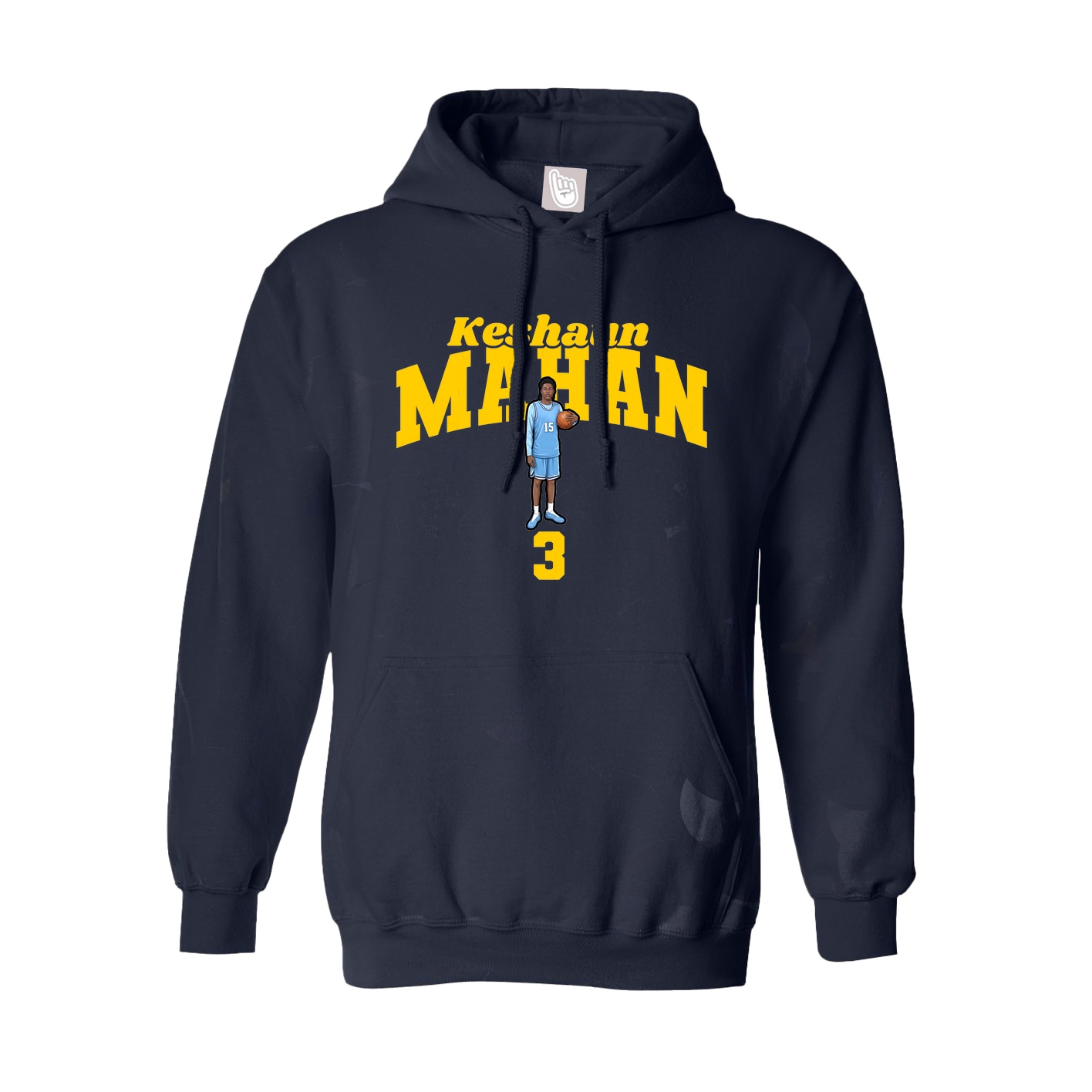 Hoodie — Signature Arch in Navy