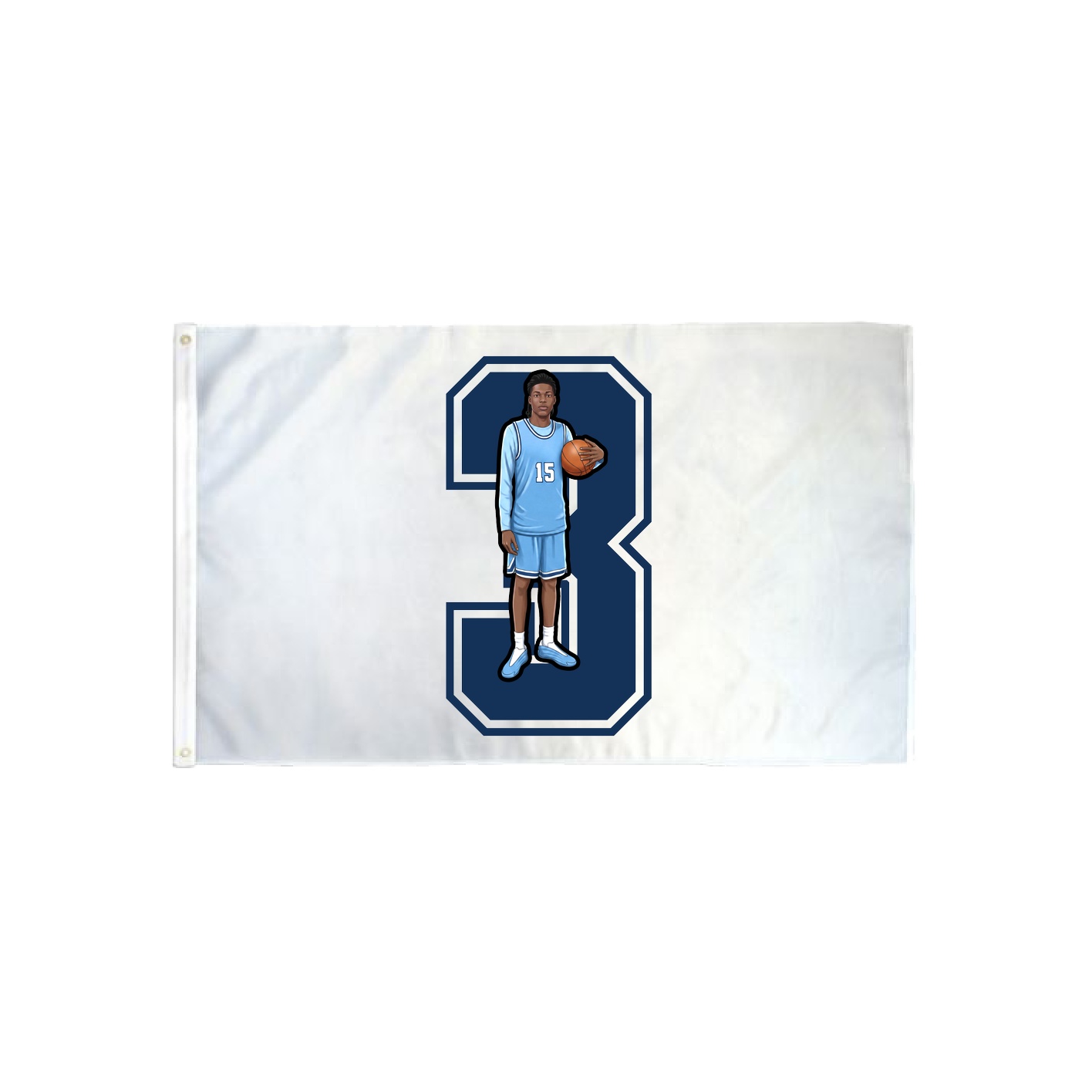 3x5 Flag — Number in Classic