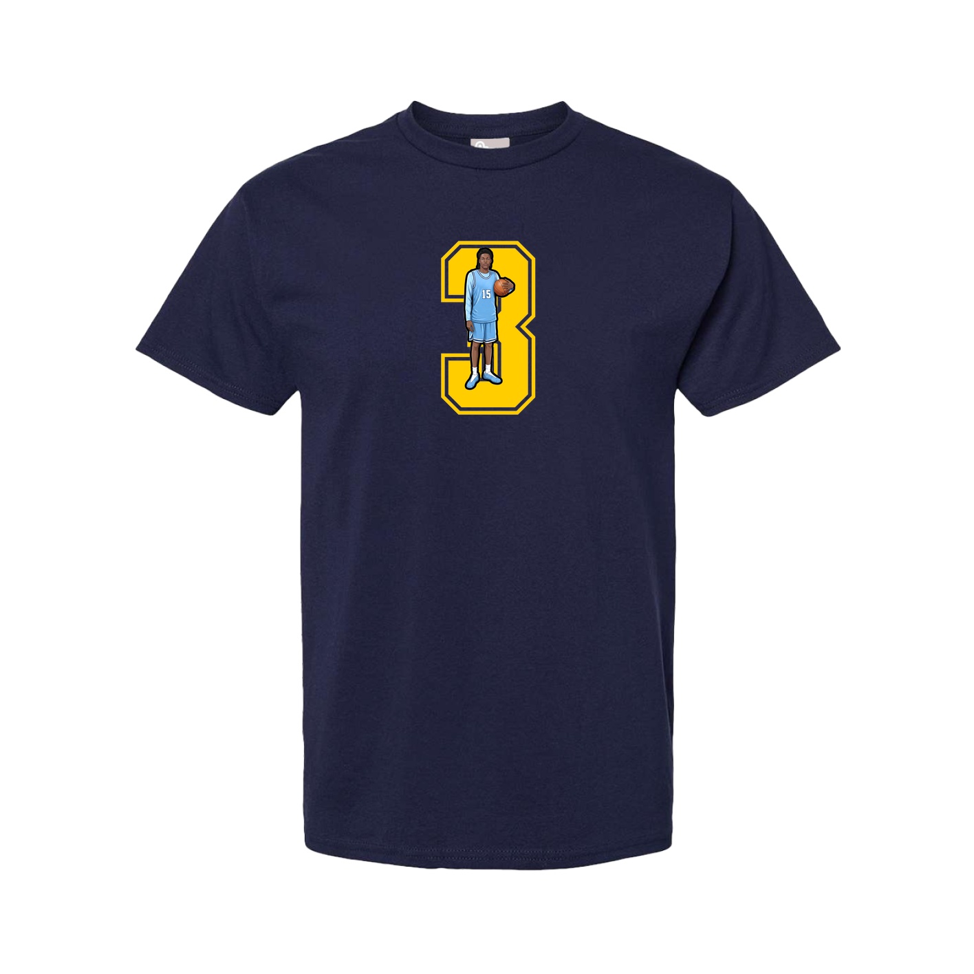 Tee — Number in Navy