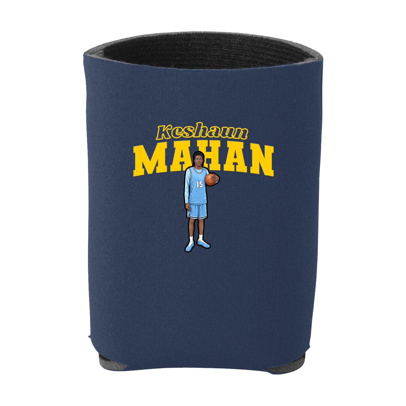 Can Holder — Name Arch in Navy