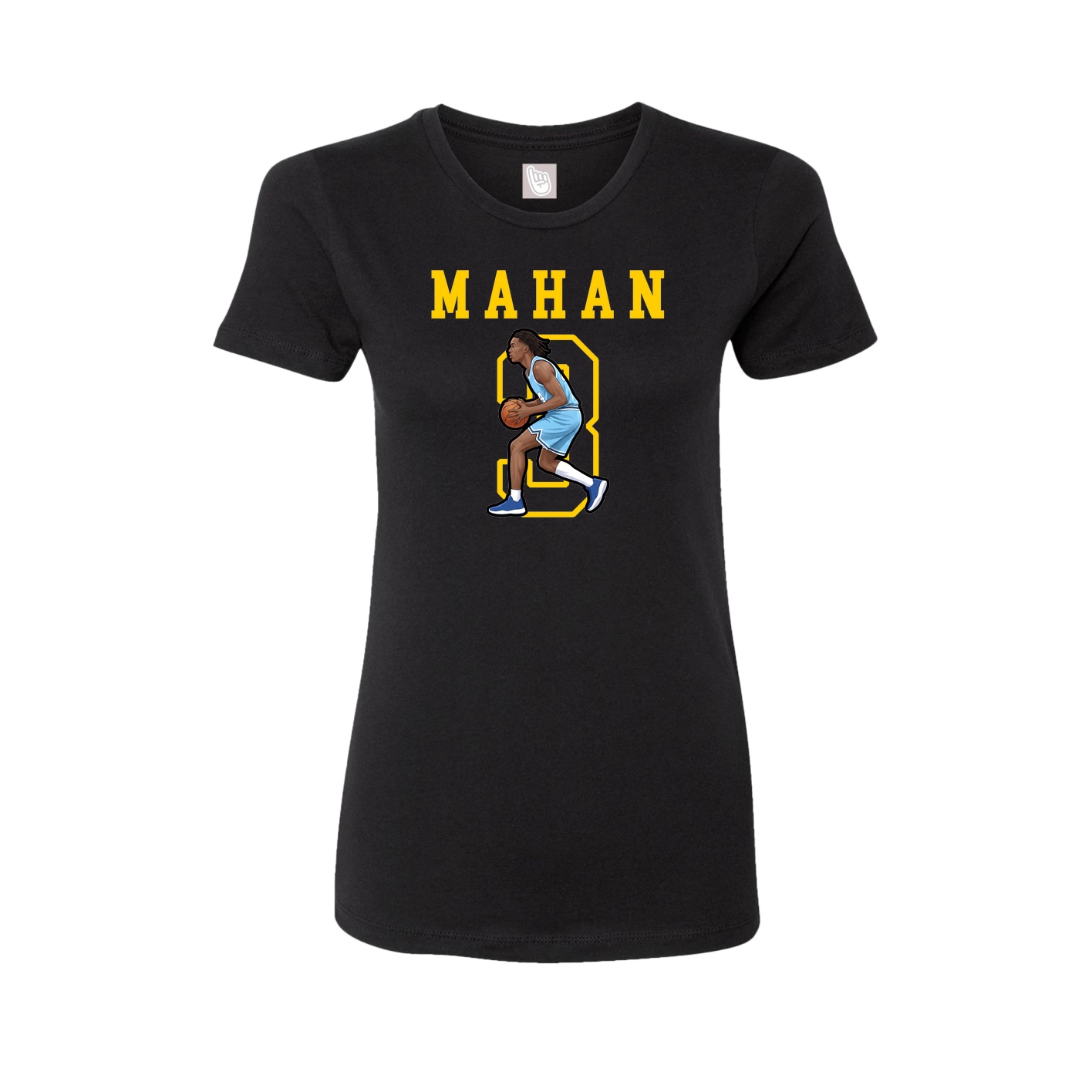 Fitted Women's Tee — Shirsey in Black