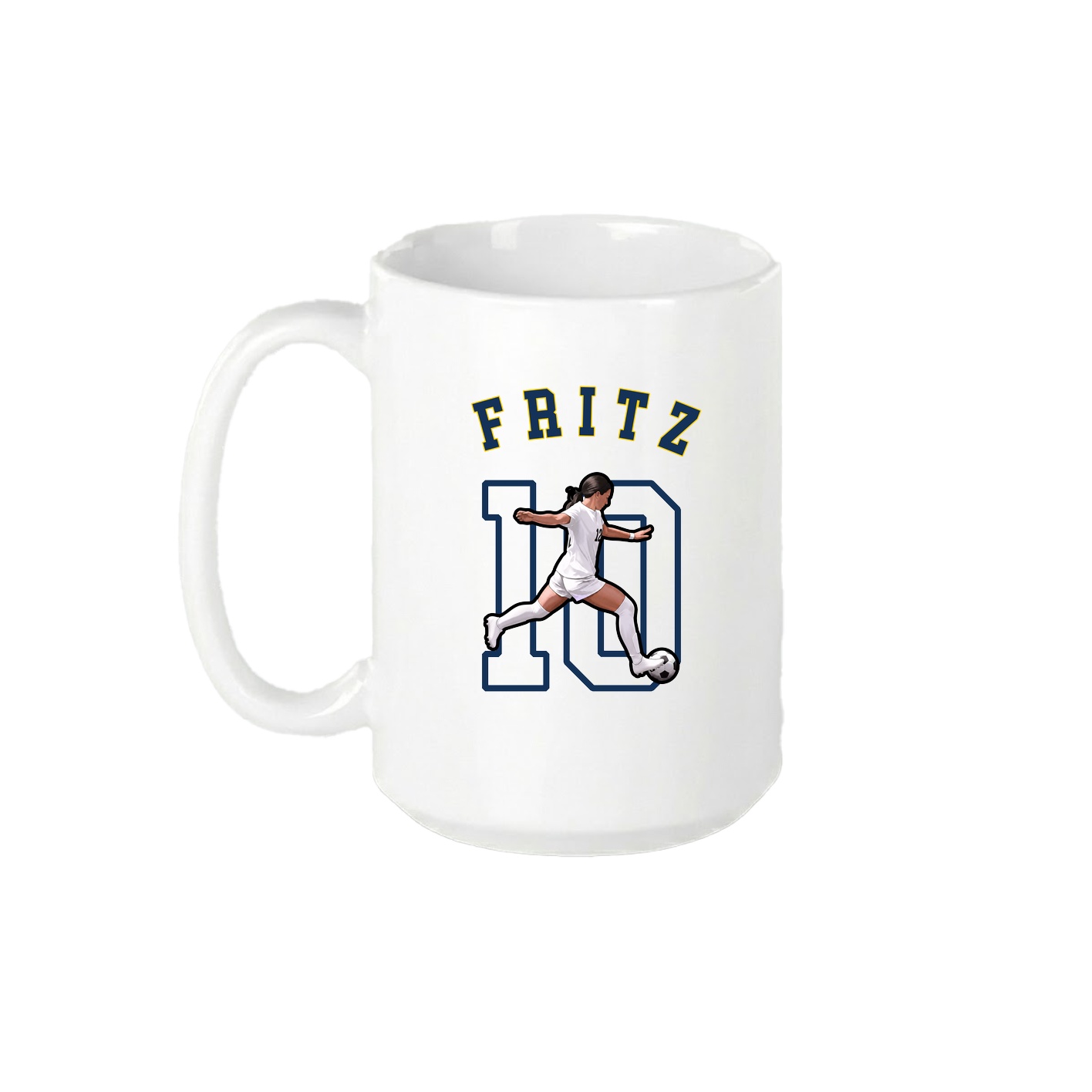 15oz Coffee Mug — Shirsey Arch in White