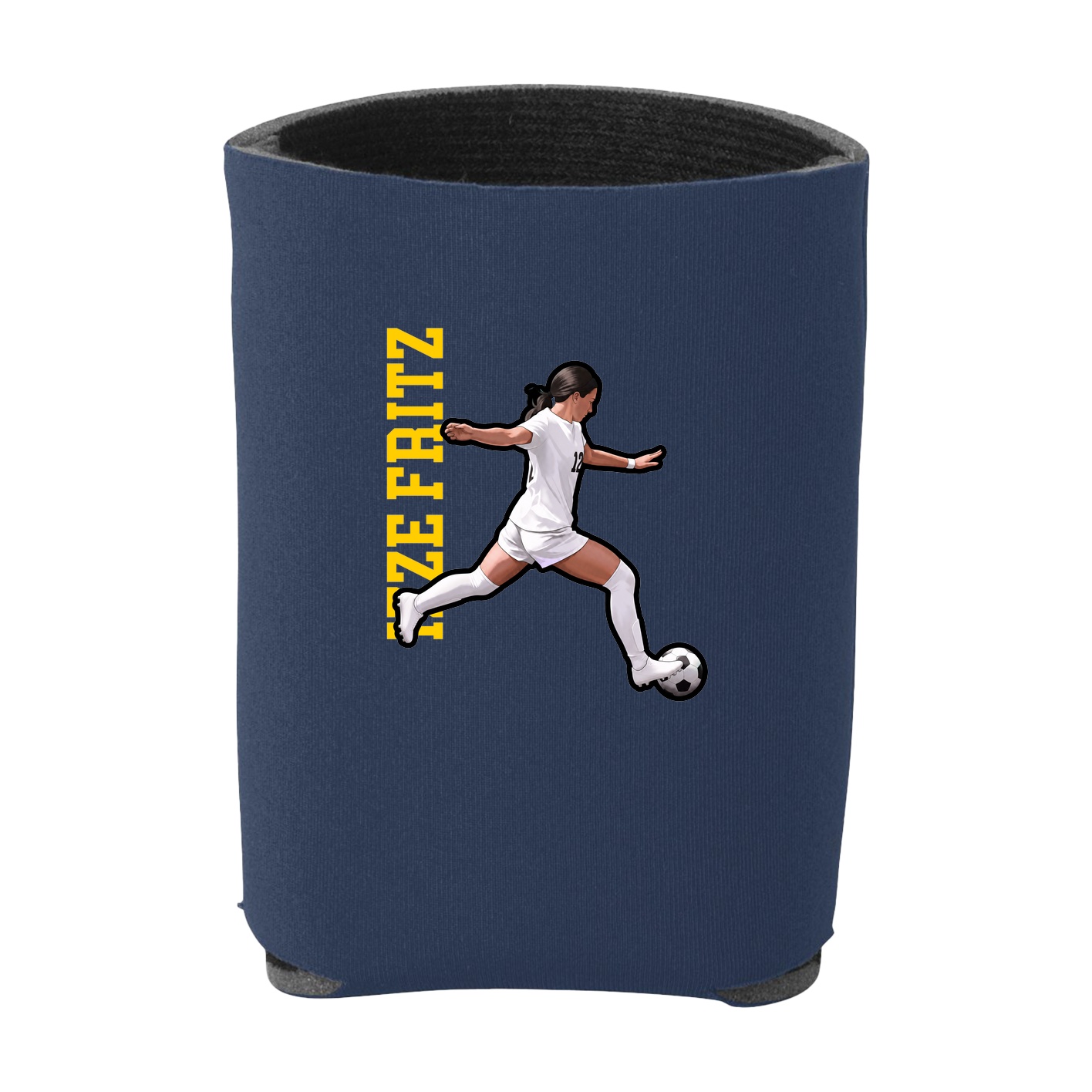 Can Holder — Name Vertical in Navy