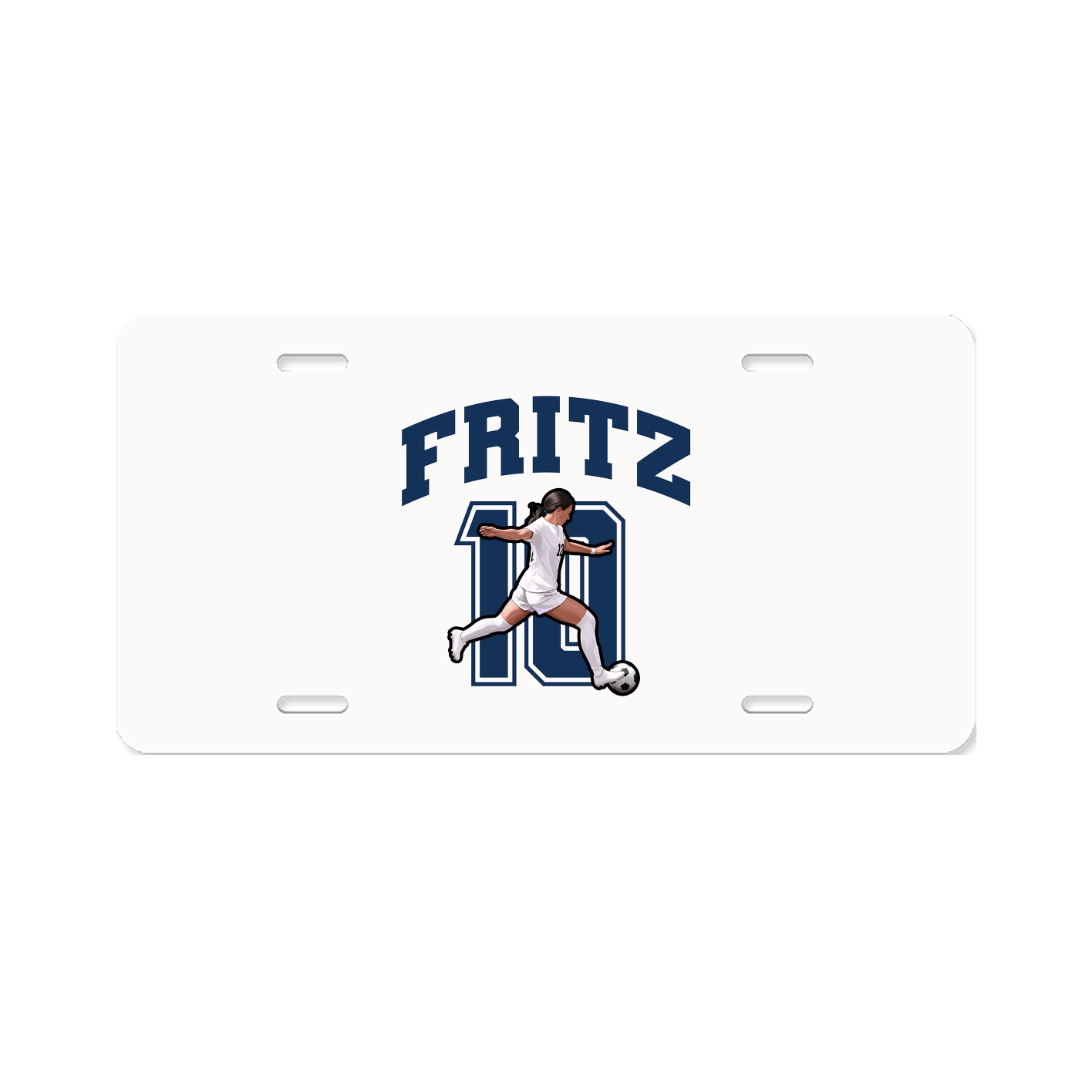 License Plate — Number in Classic