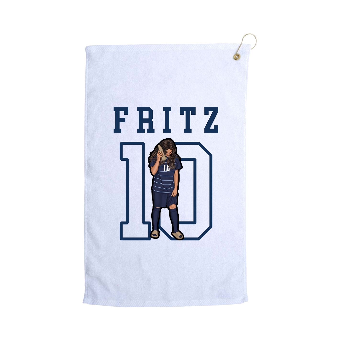 Golf Towel — Shirsey in White