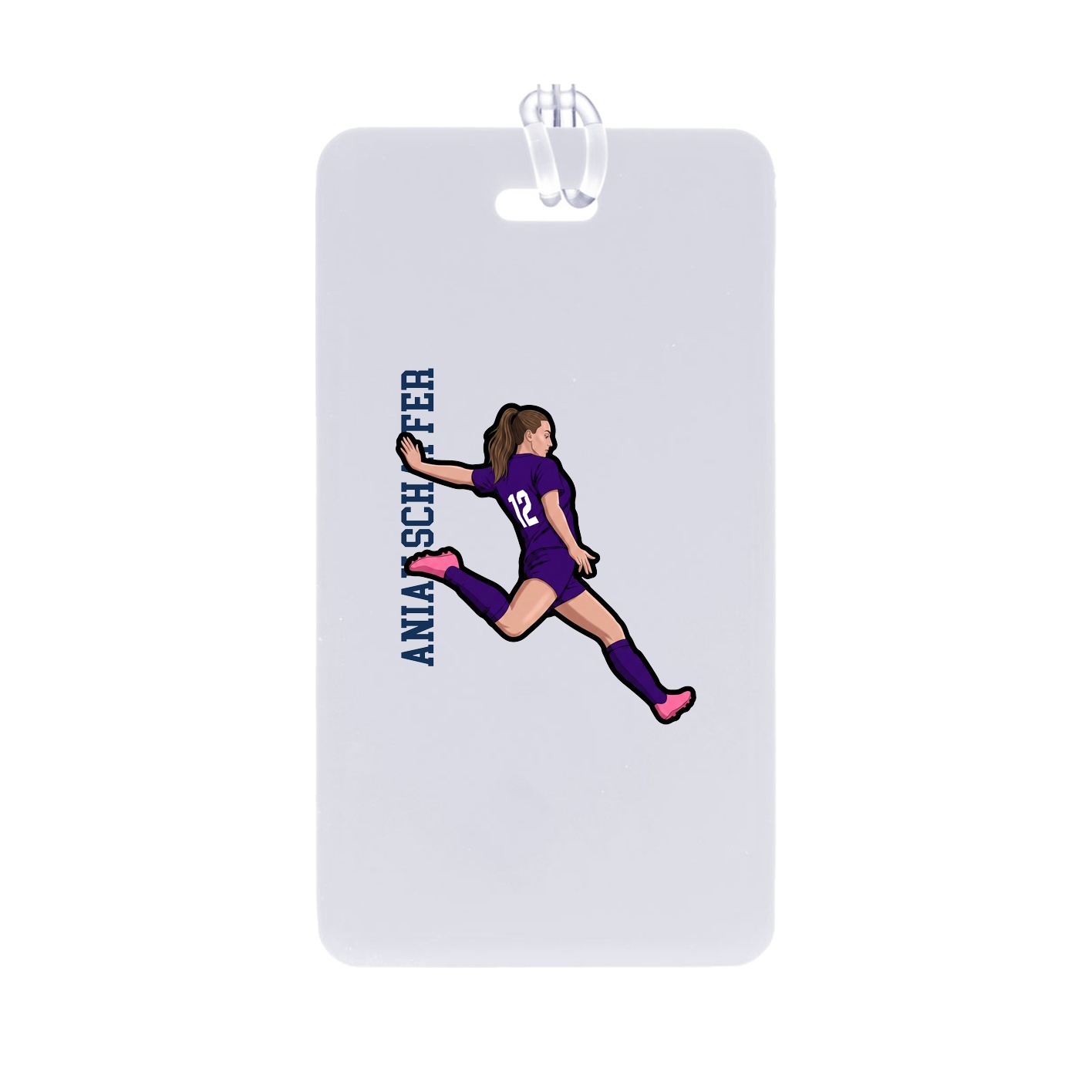 Bag Tag — Name Vertical in Classic
