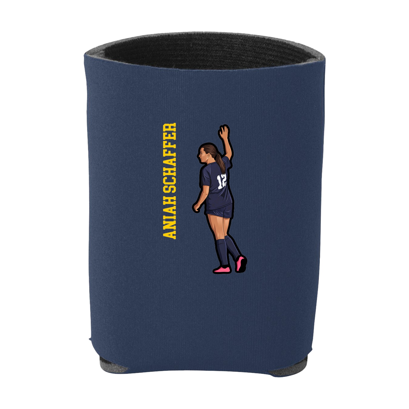 Can Holder — Name Vertical in Navy