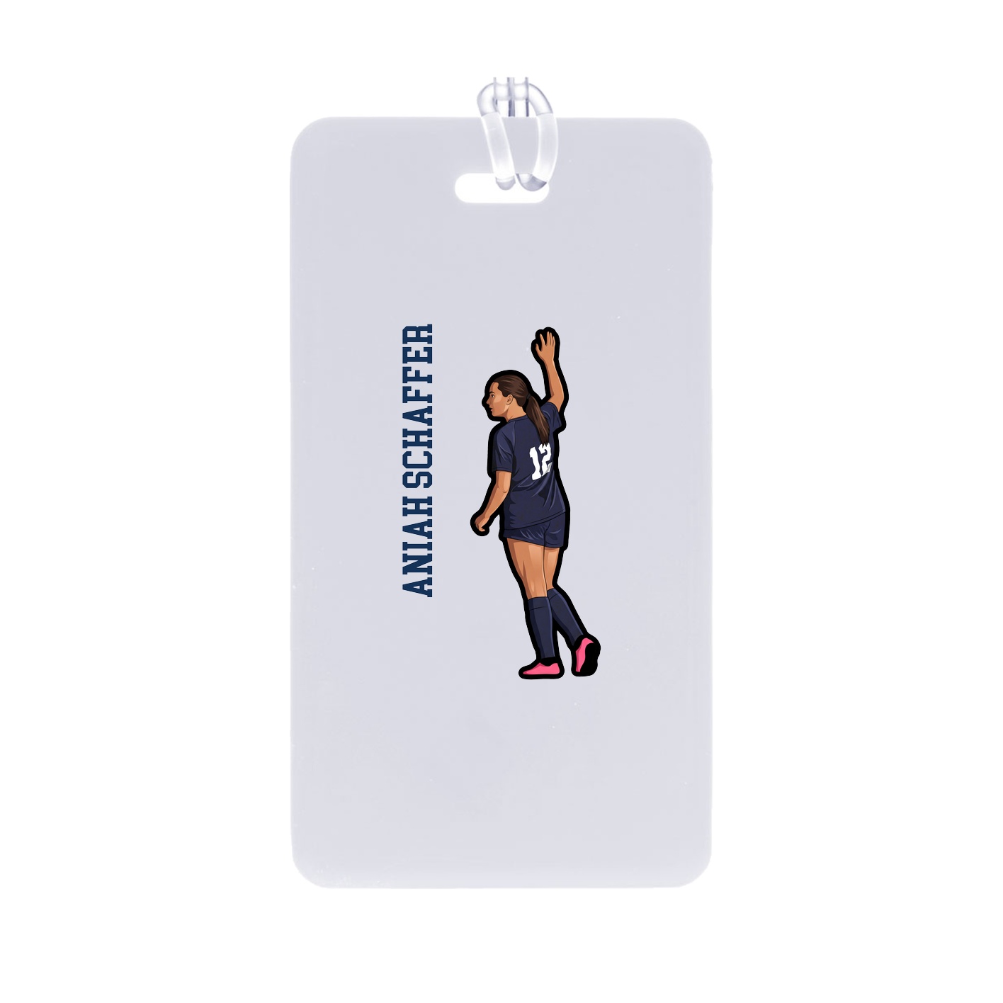 Bag Tag — Name Vertical in Classic