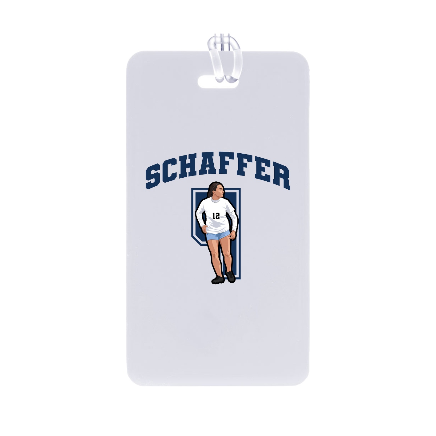 Bag Tag — Number in Classic