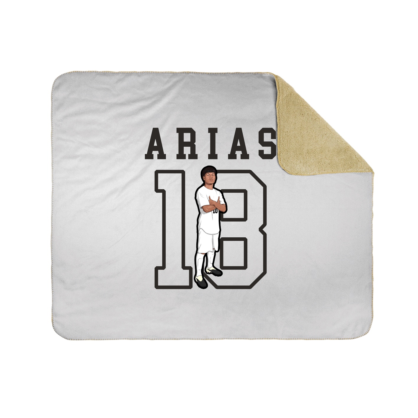 Throw Blanket — Shirsey in White