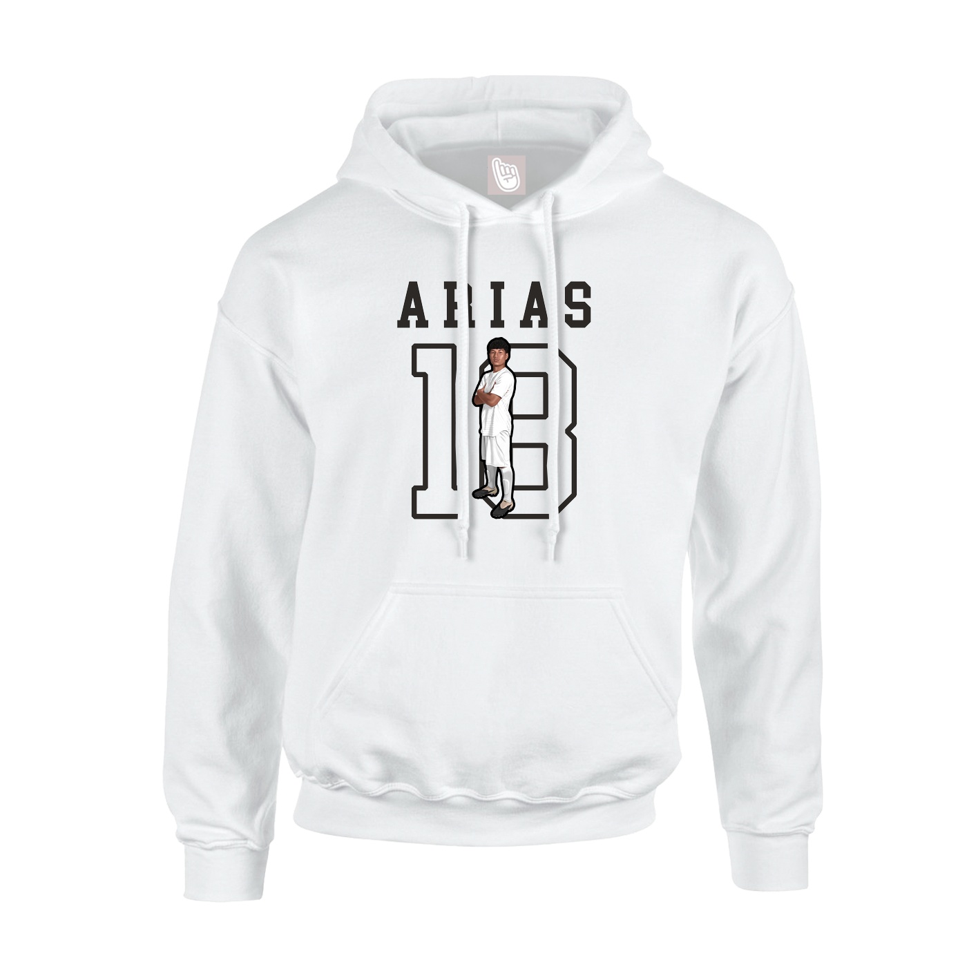 Youth Hoodie — Shirsey in White