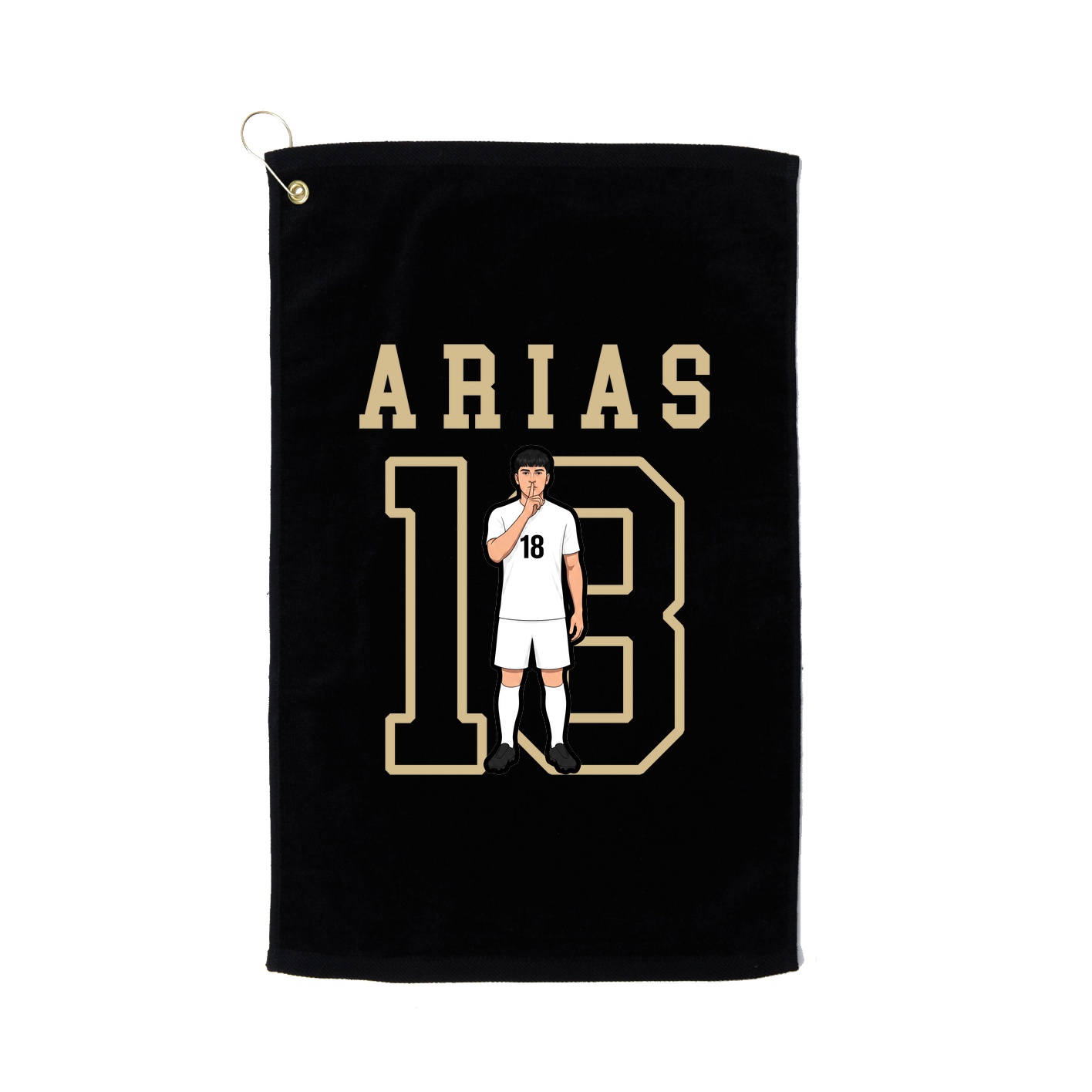 Golf Towel — Shirsey in Black