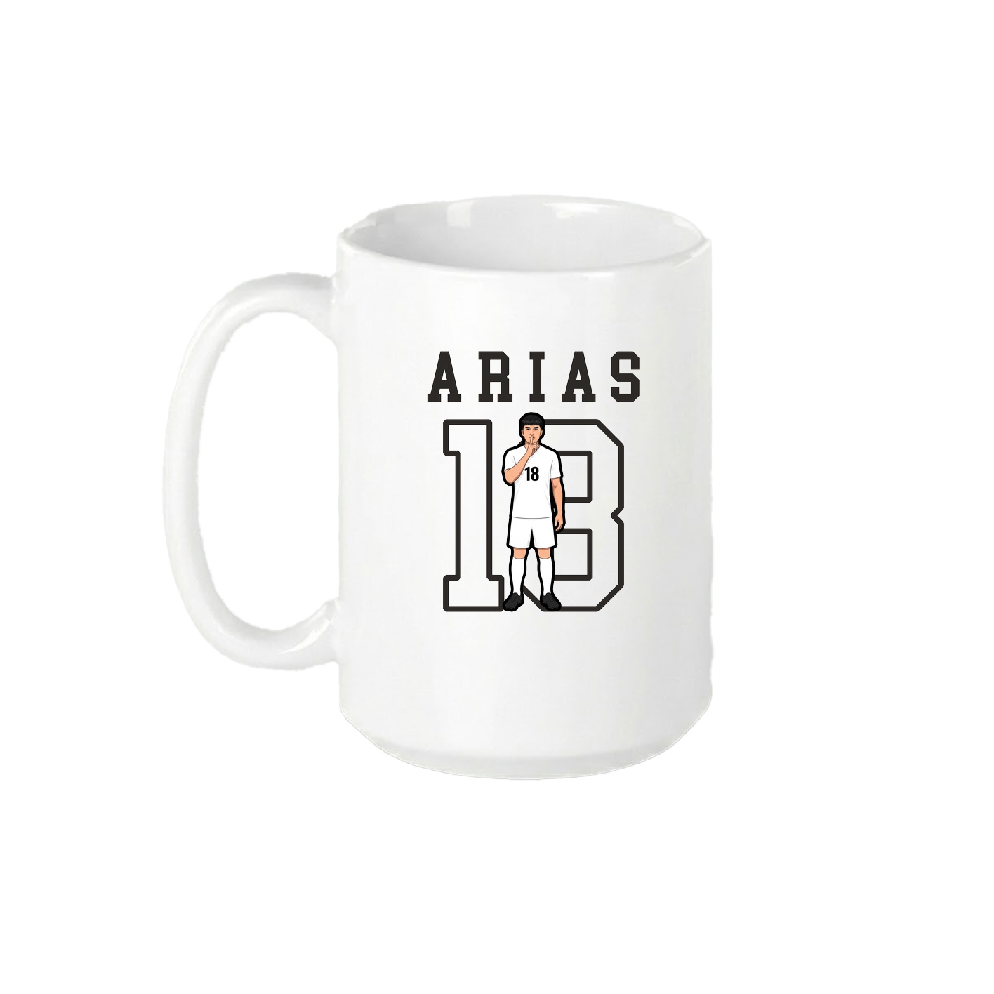 15oz Coffee Mug — Shirsey in White