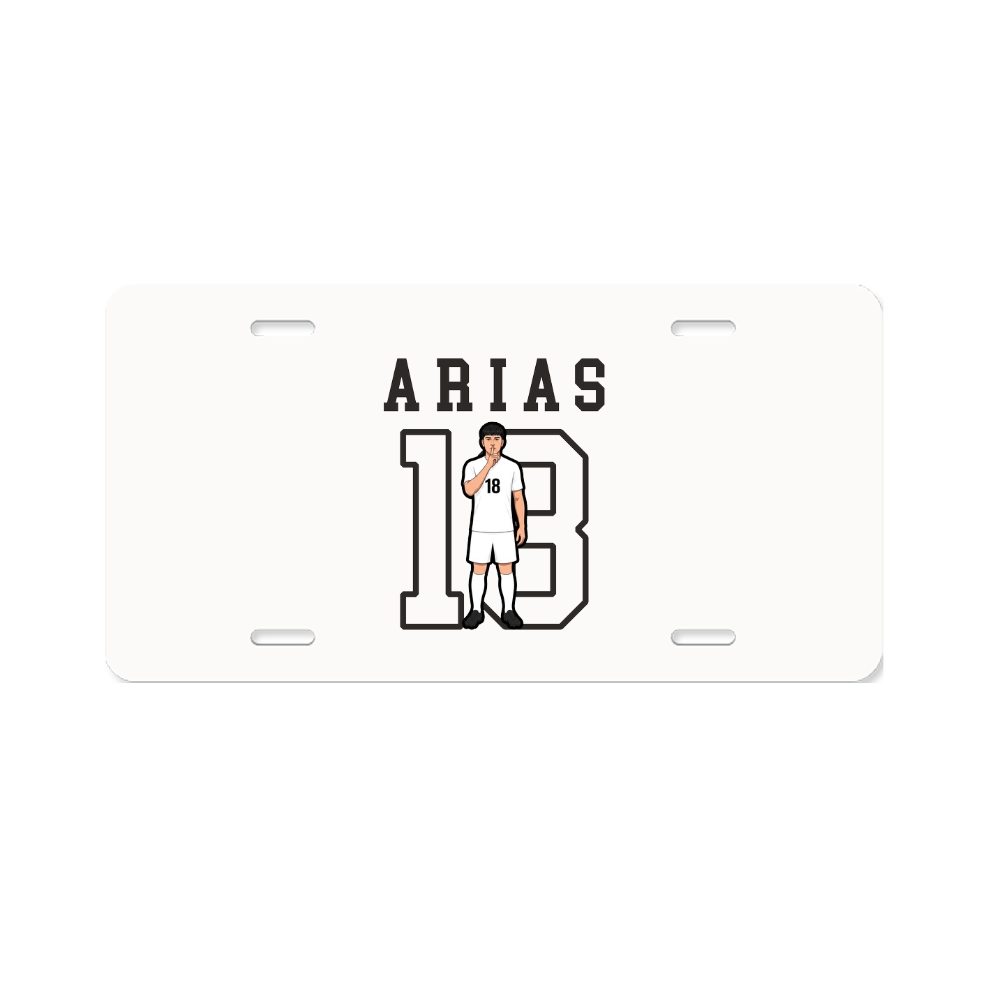 License Plate — Shirsey in Classic