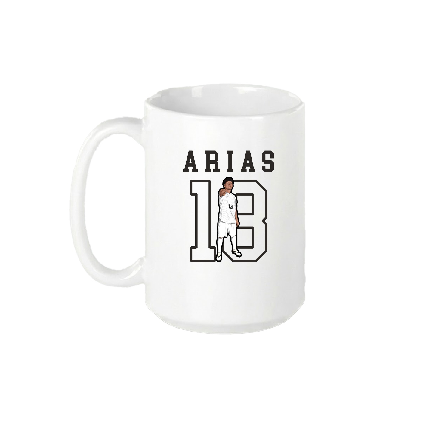 15oz Coffee Mug — Shirsey in White