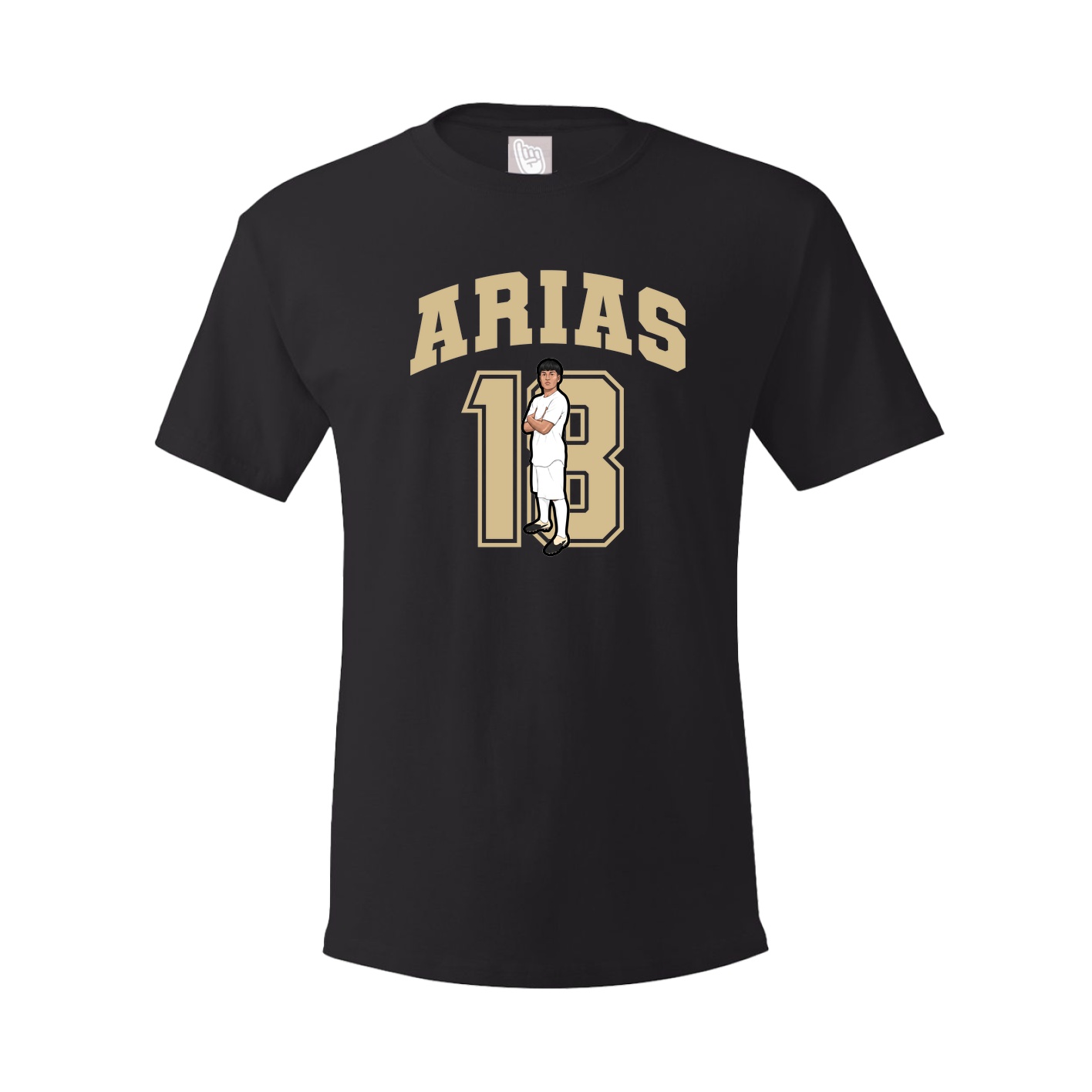 Youth Tee — Number in Black