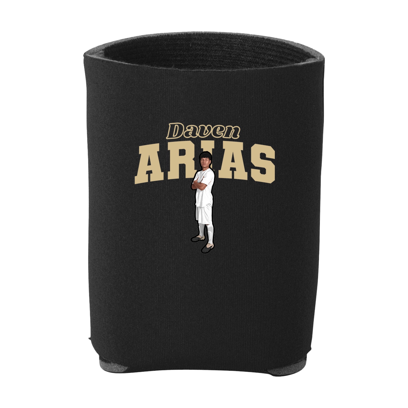 Can Holder — Name Arch in Black