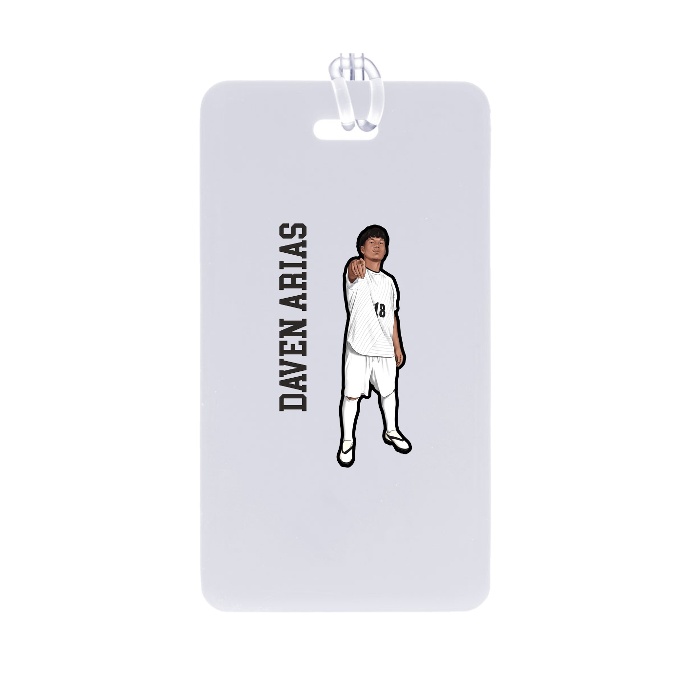 Bag Tag — Name Vertical in Classic