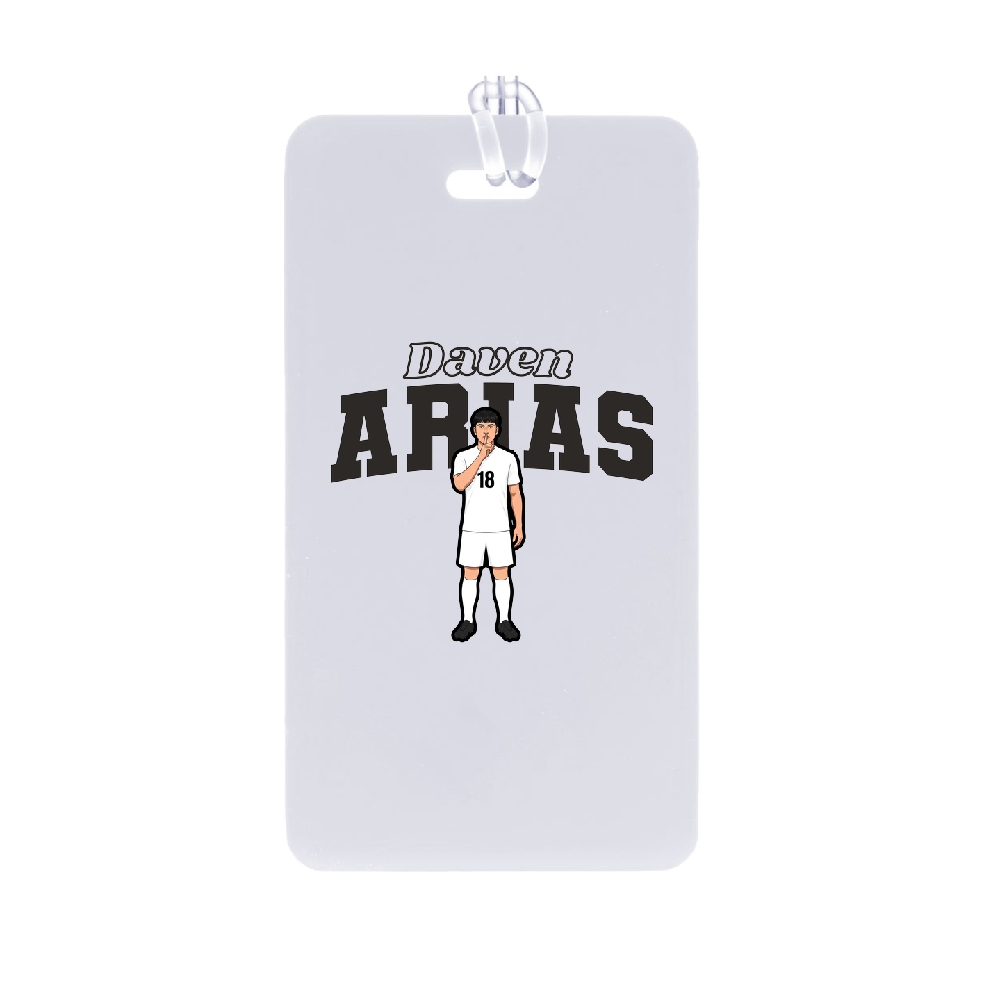 Bag Tag — Name Arch in Classic