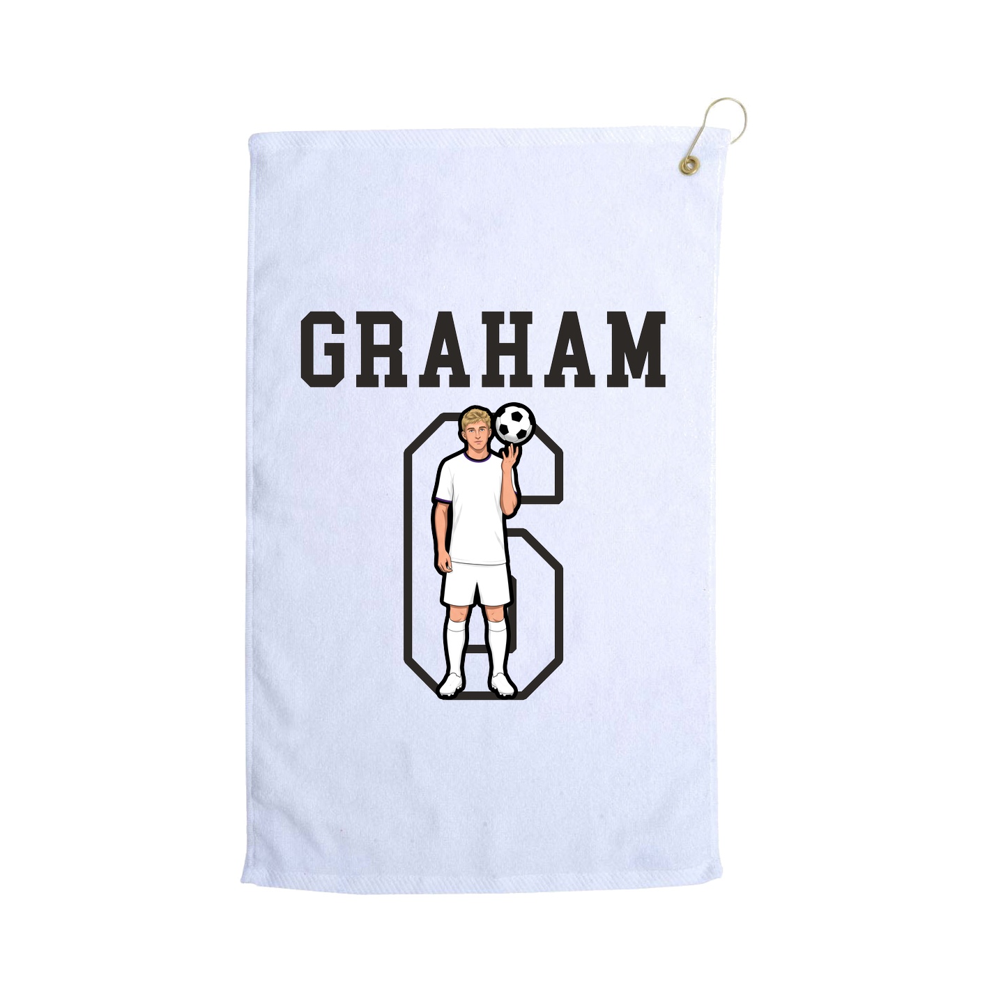 Golf Towel — Shirsey in White
