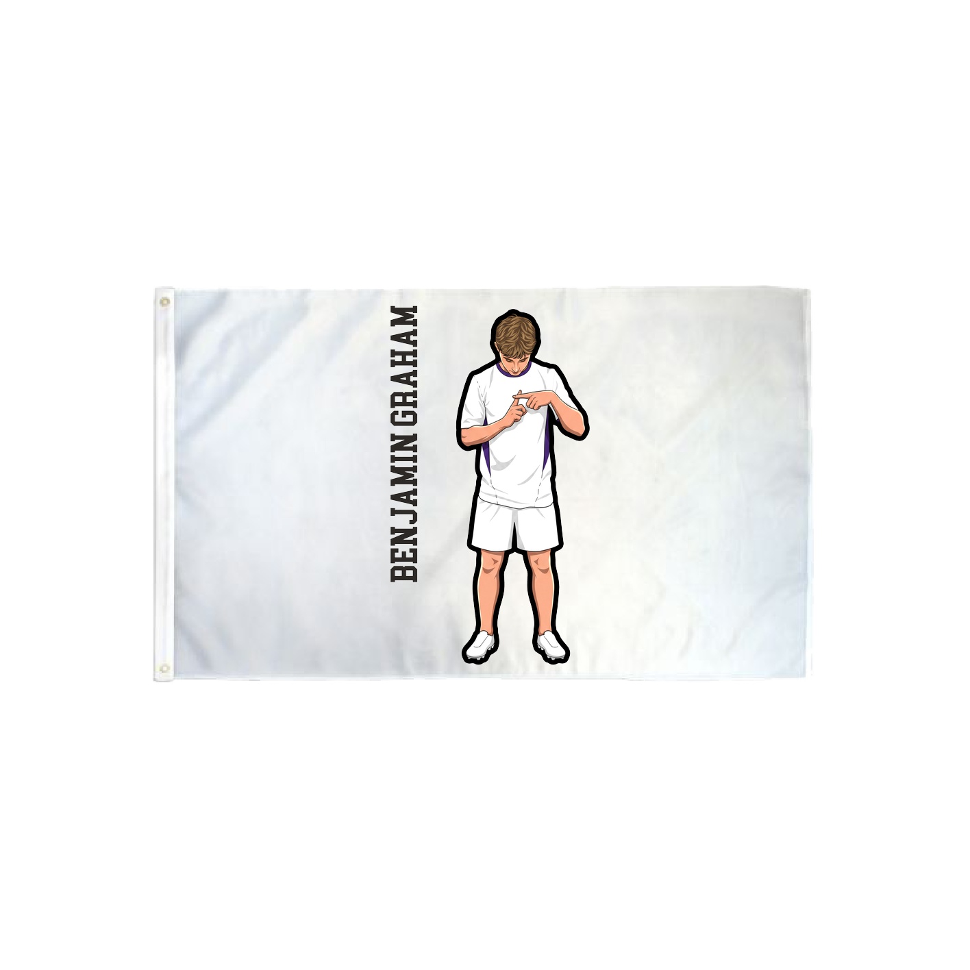 3x5 Flag — Name Vertical in Classic