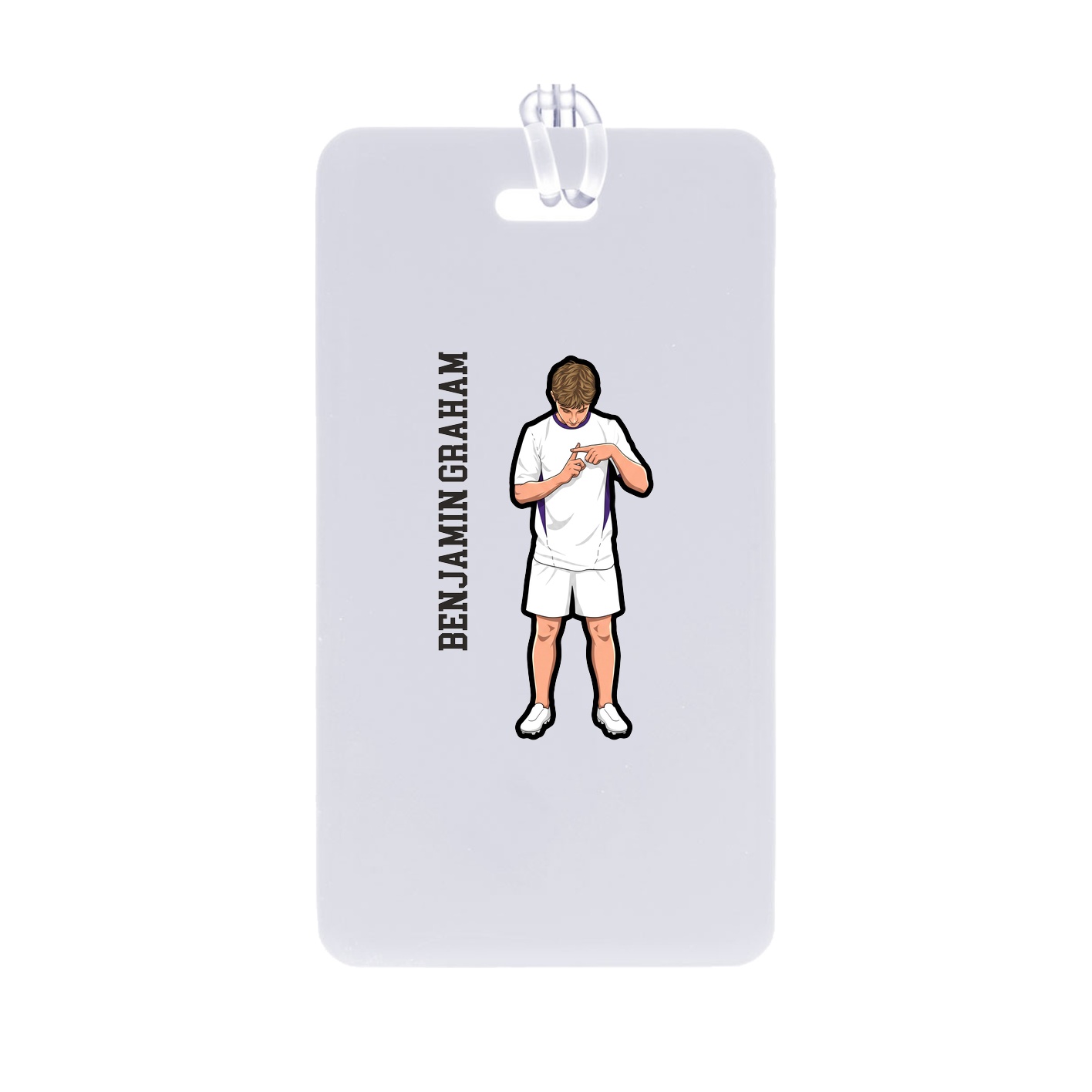 Bag Tag — Name Vertical in Classic