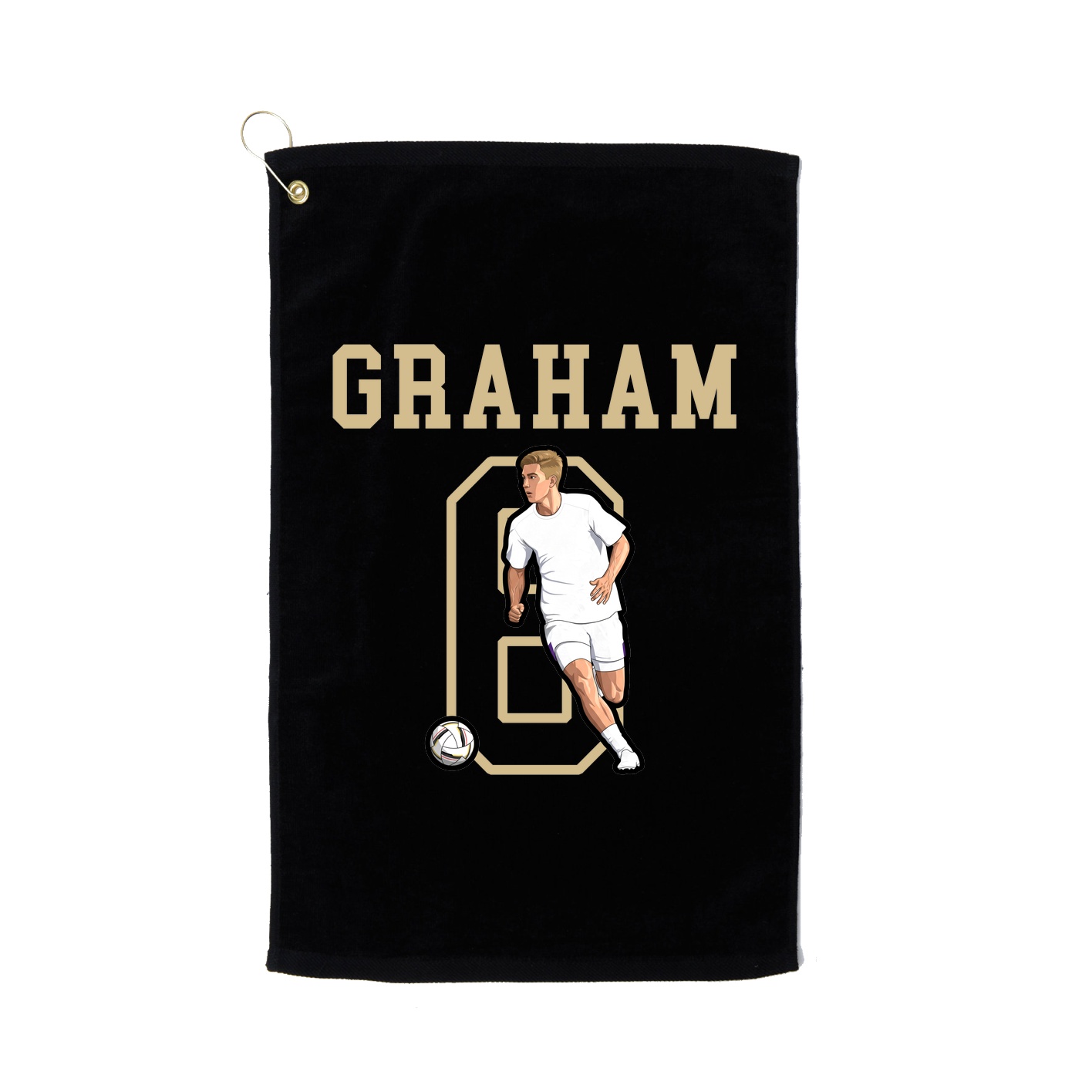 Golf Towel — Shirsey in Black