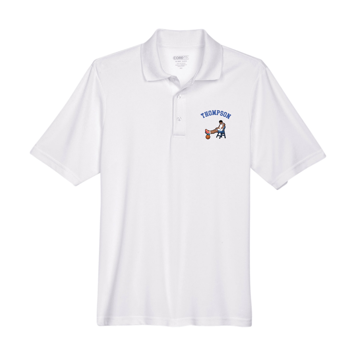 Performance Polo — Shirsey Arch in White
