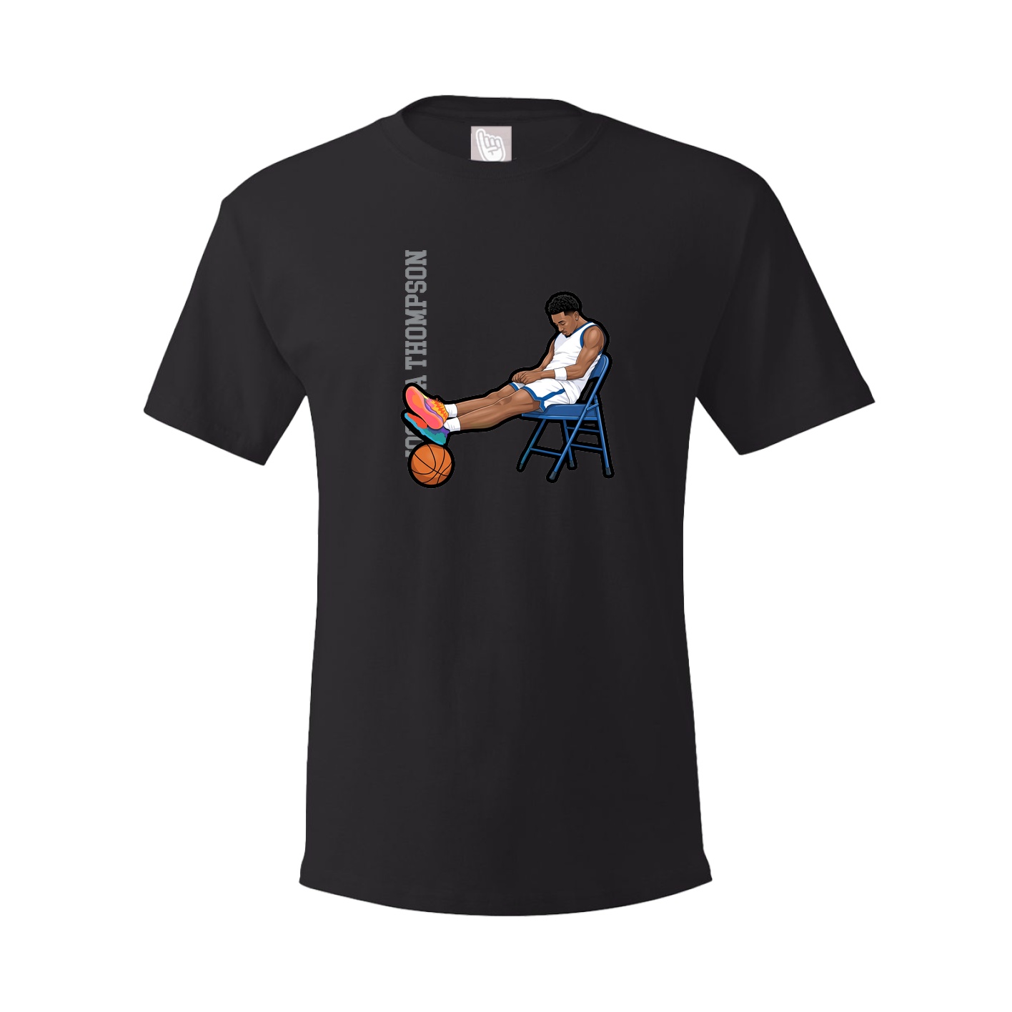Tee — Name Vertical in Black