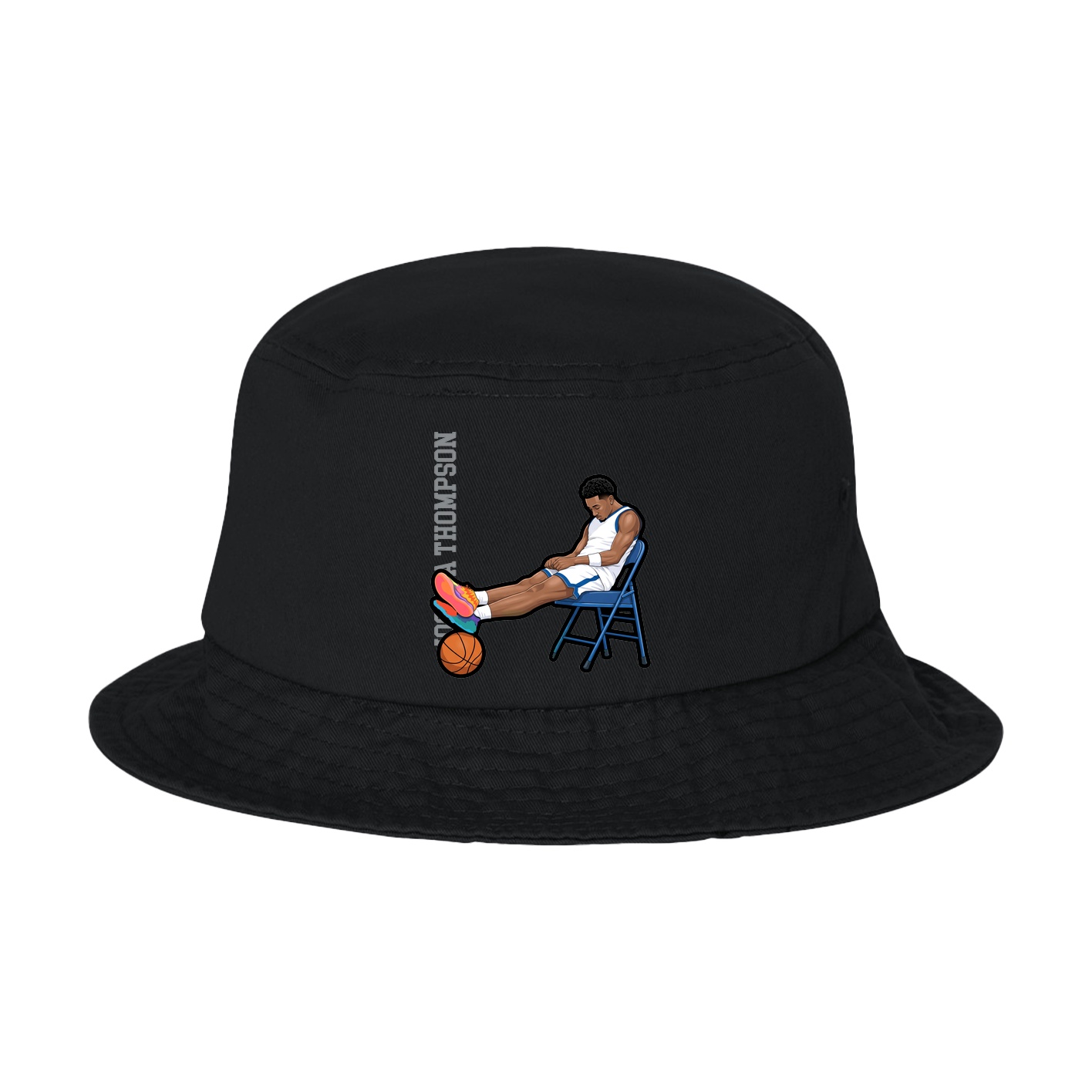 Bucket Cap — Name Vertical in Black