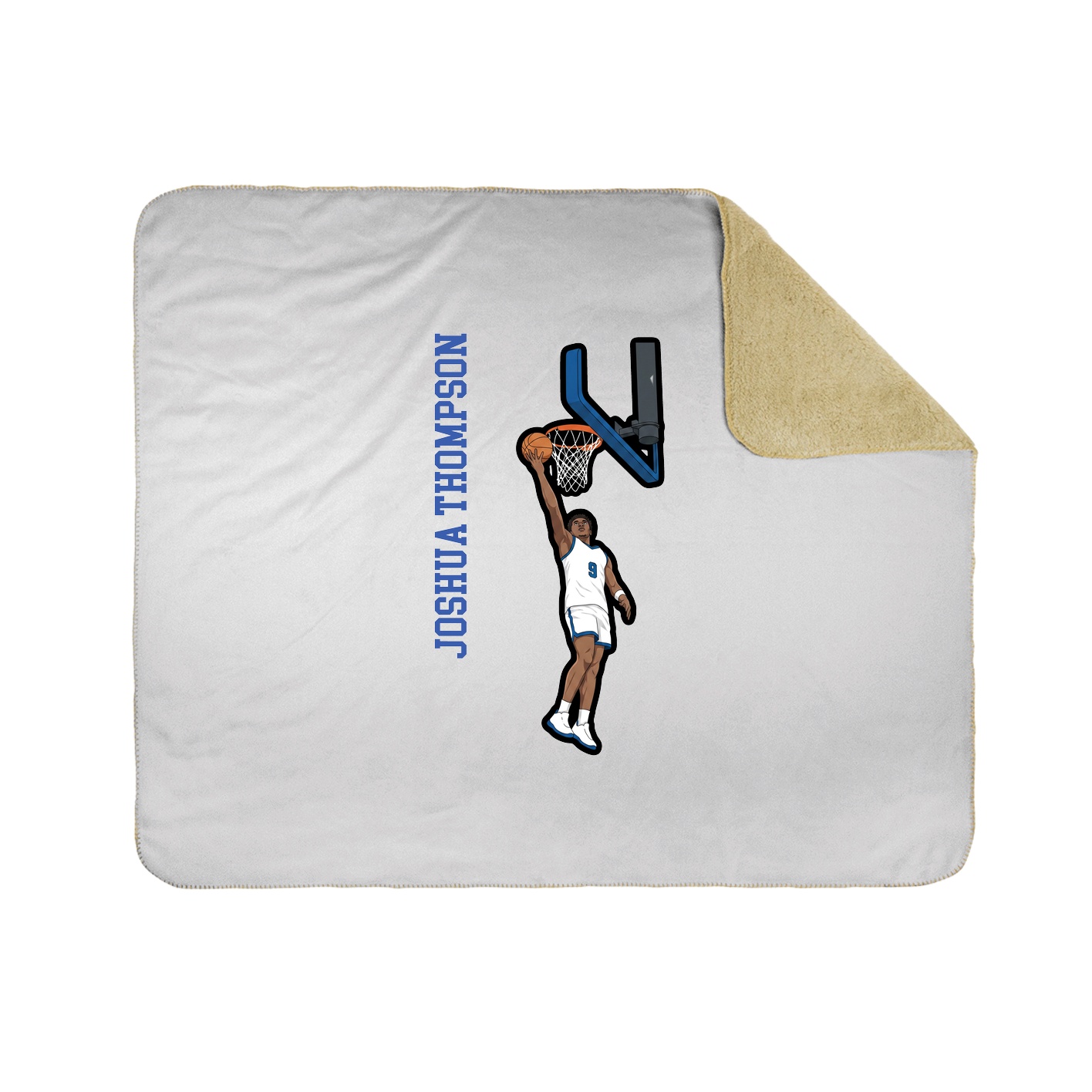 50x60 Sherpa Lined Throw Blanket