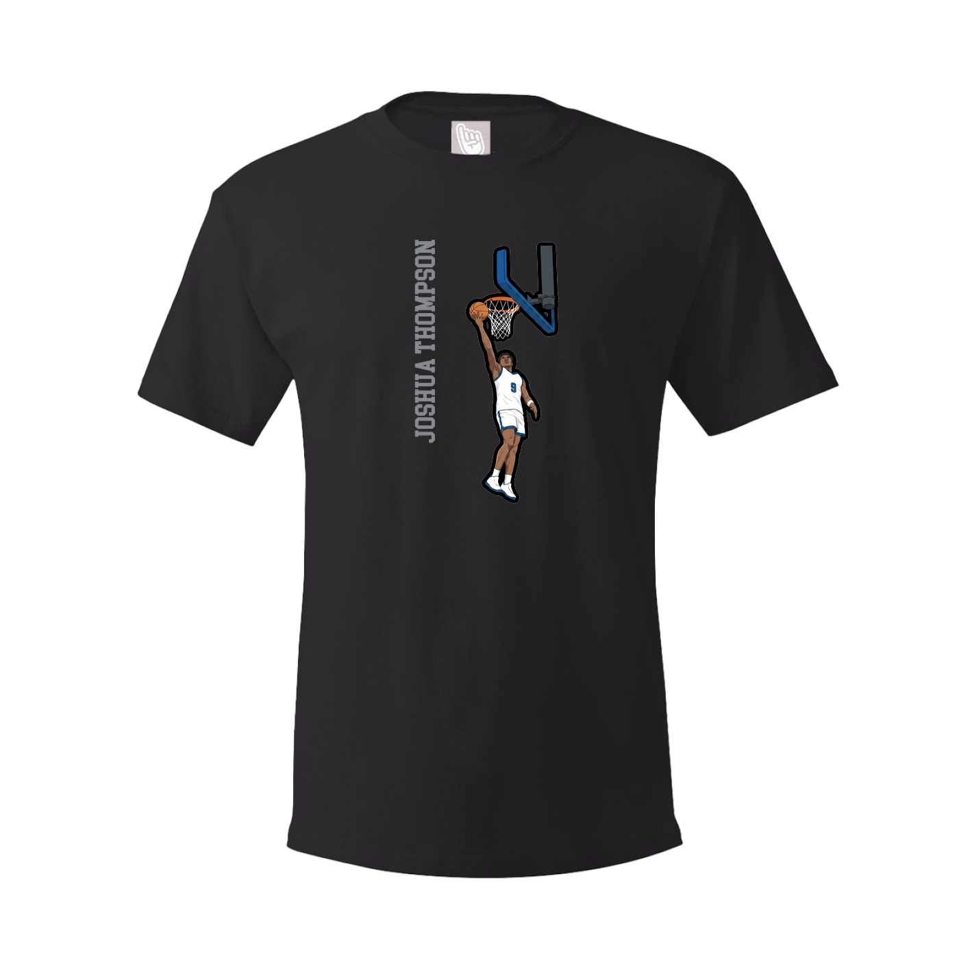 Tee — Name Vertical in Black