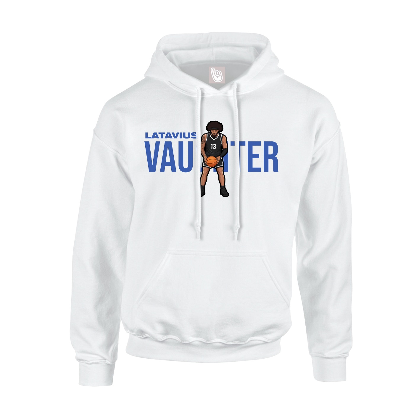Youth Hoodie — Player Name in White