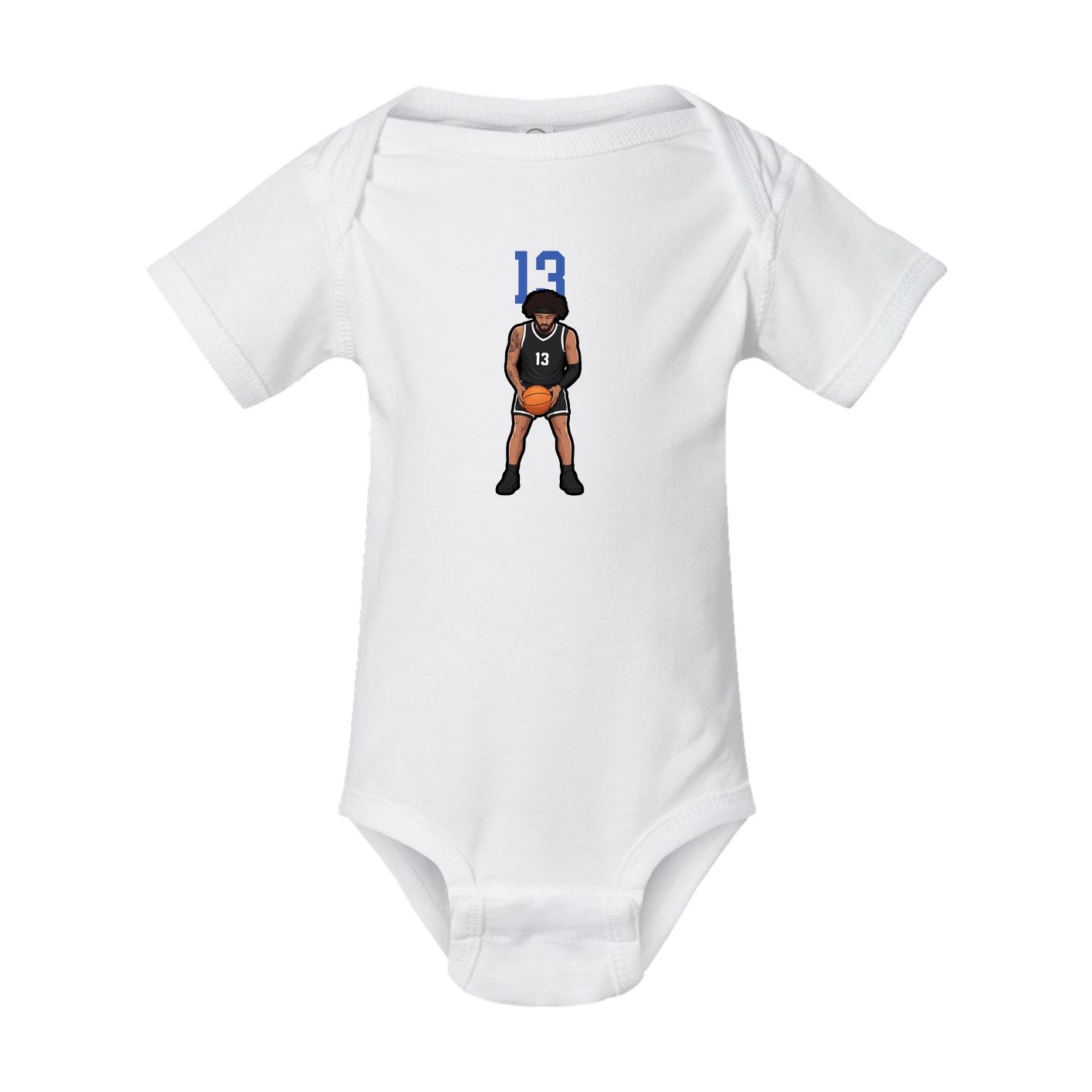 Baby Onesie — Number Top in White