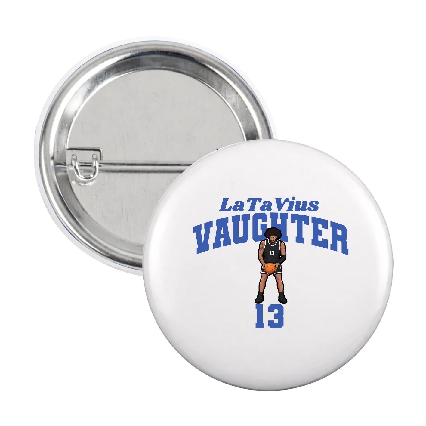 Game Day Button — Signature Arch in White