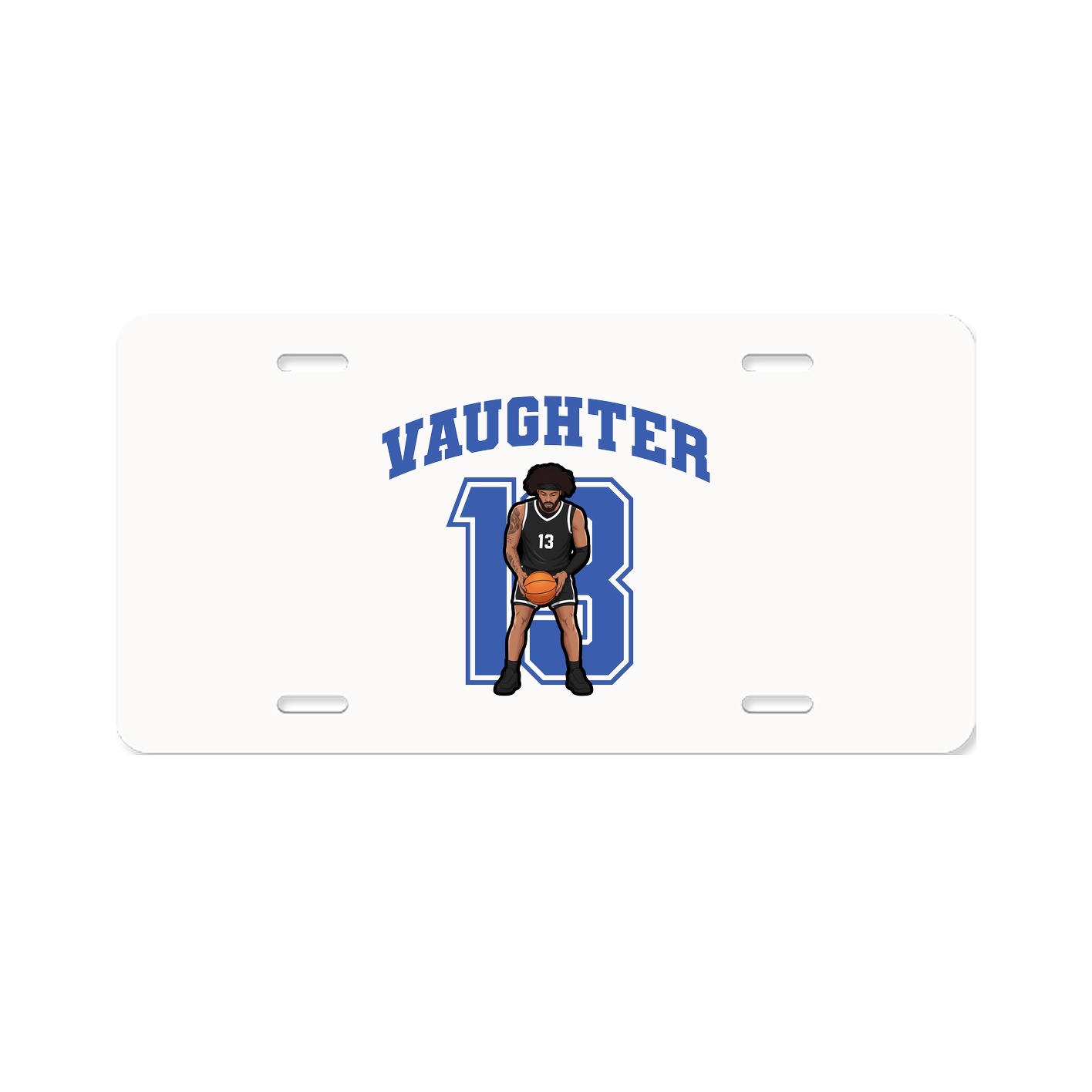 License Plate — Number in Classic