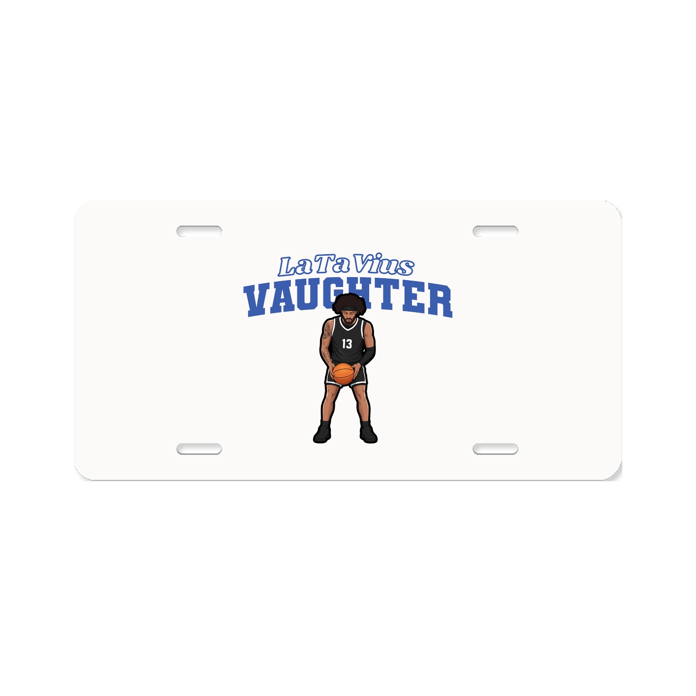 License Plate — Name Arch in Classic