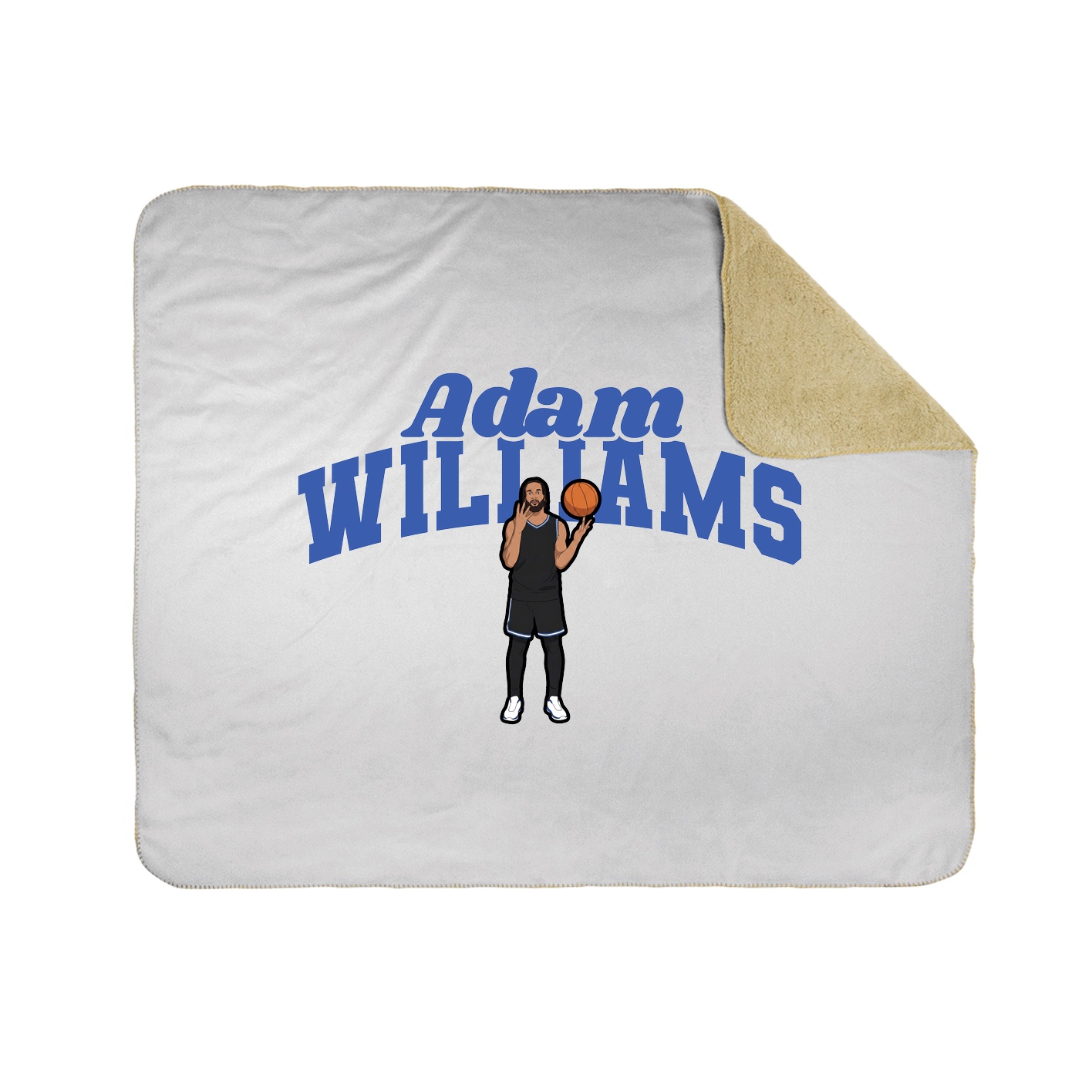 Throw Blanket — Signature Arch in White