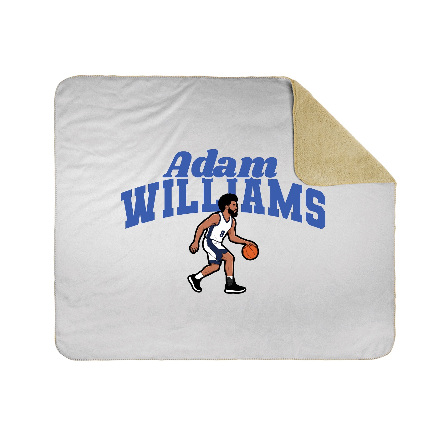 Throw Blanket — Signature Arch in White