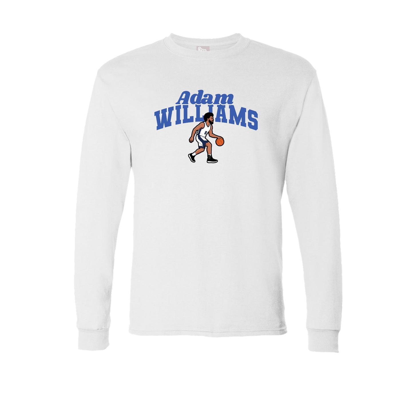 Long Sleeve Tee — Signature Arch in White