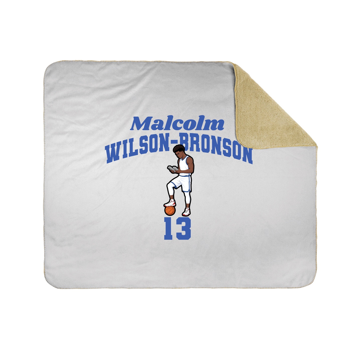 Throw Blanket — Signature Arch in White
