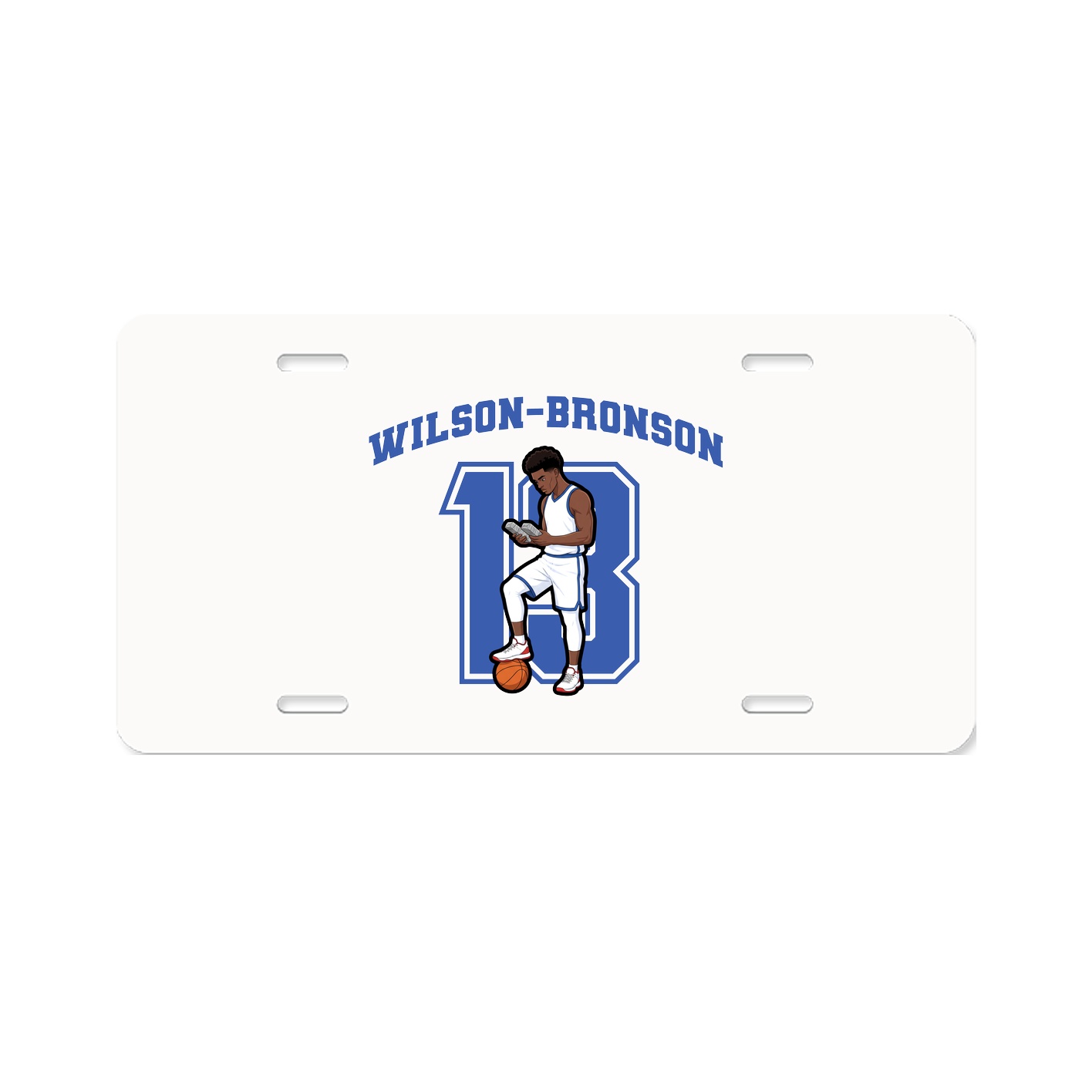 License Plate — Number in Classic