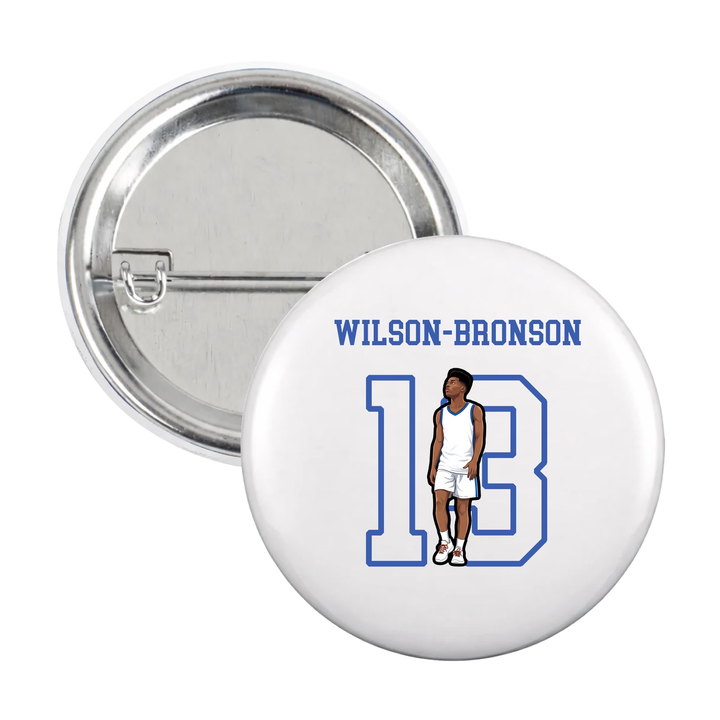 Game Day Button — Shirsey in White