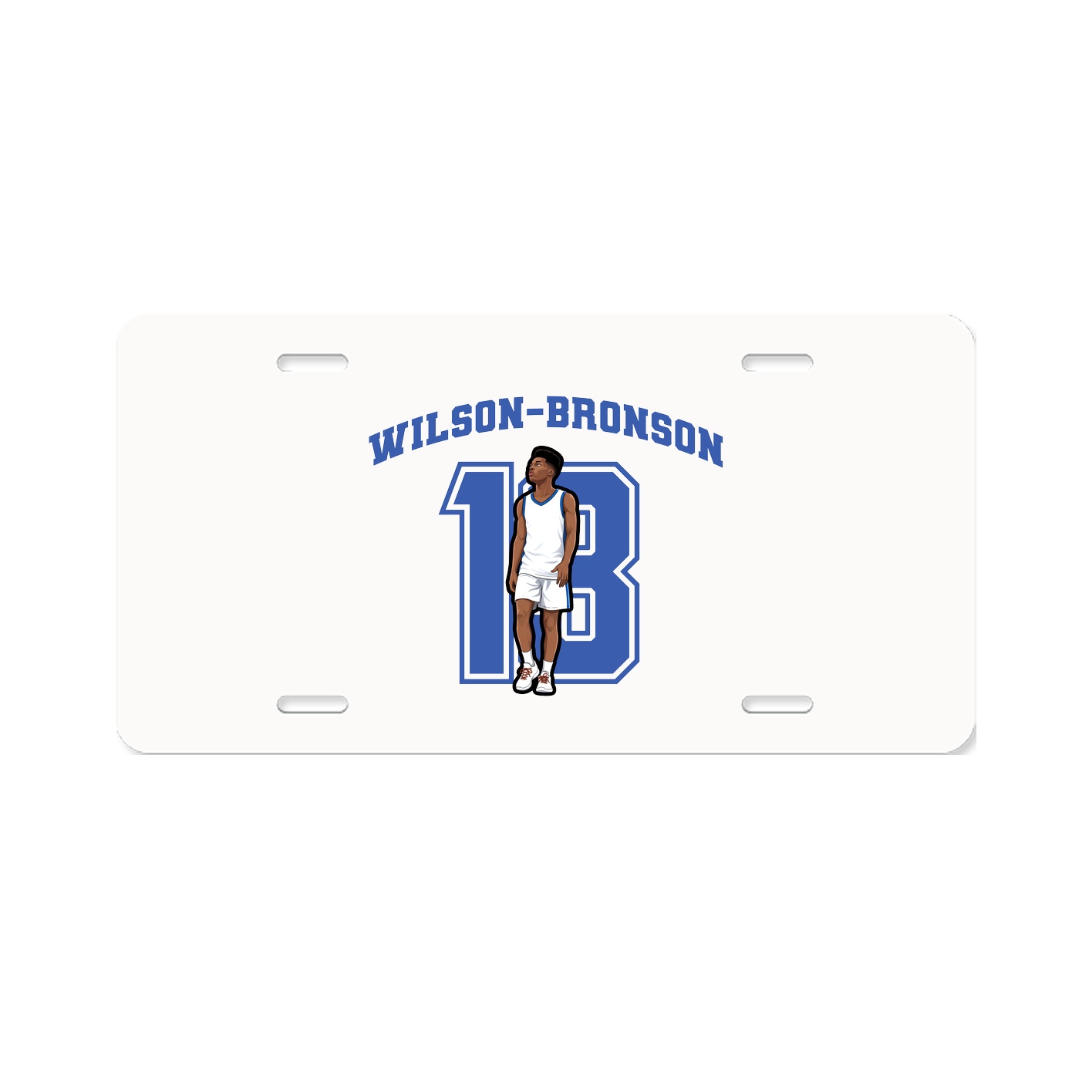 License Plate — Number in Classic