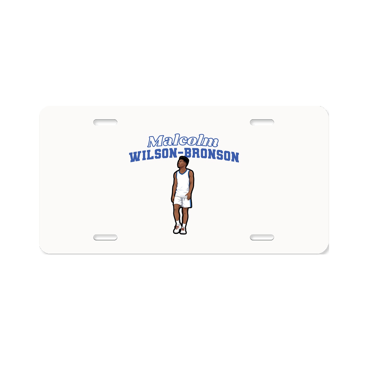 License Plate — Name Arch in Classic