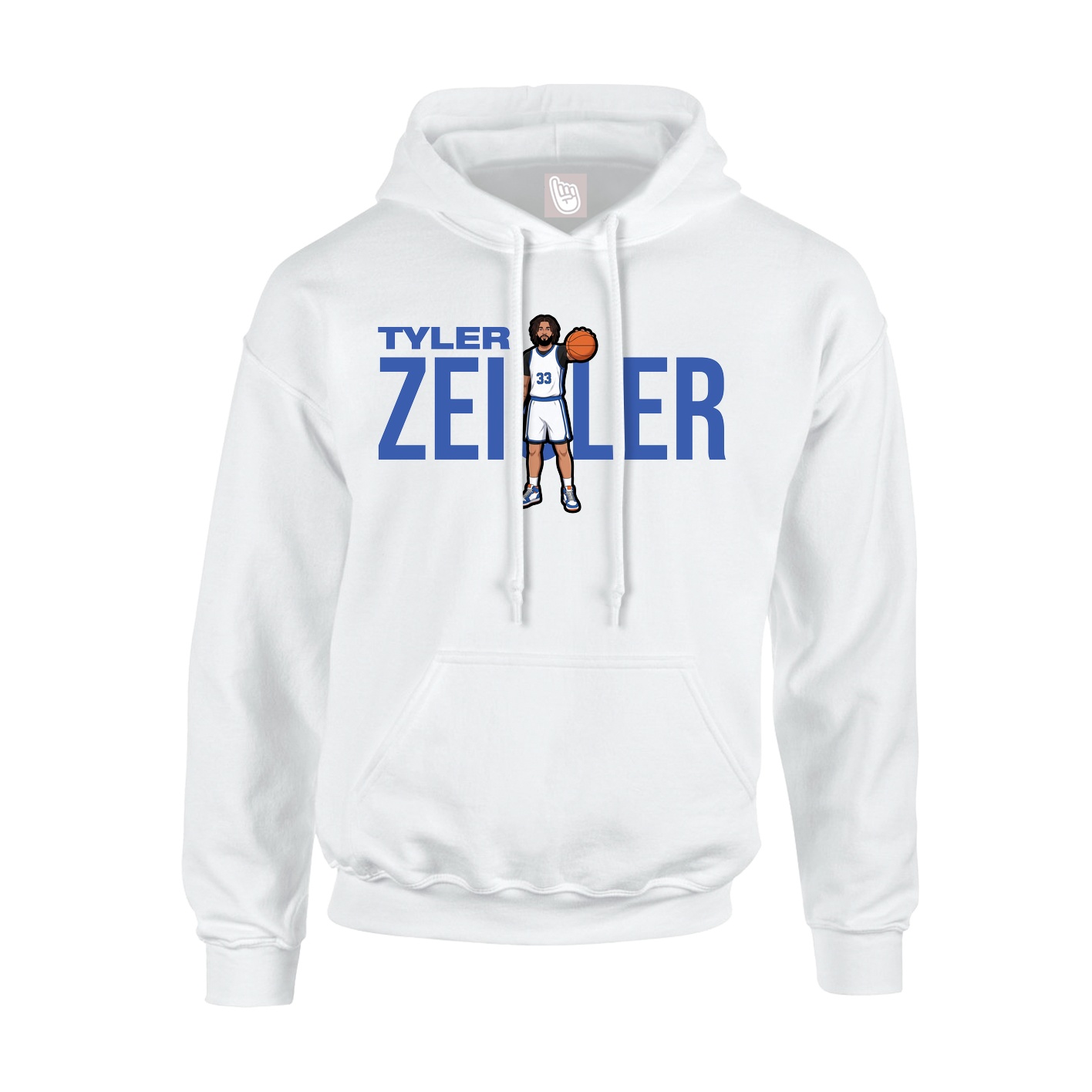 Hoodie — Player Name in White